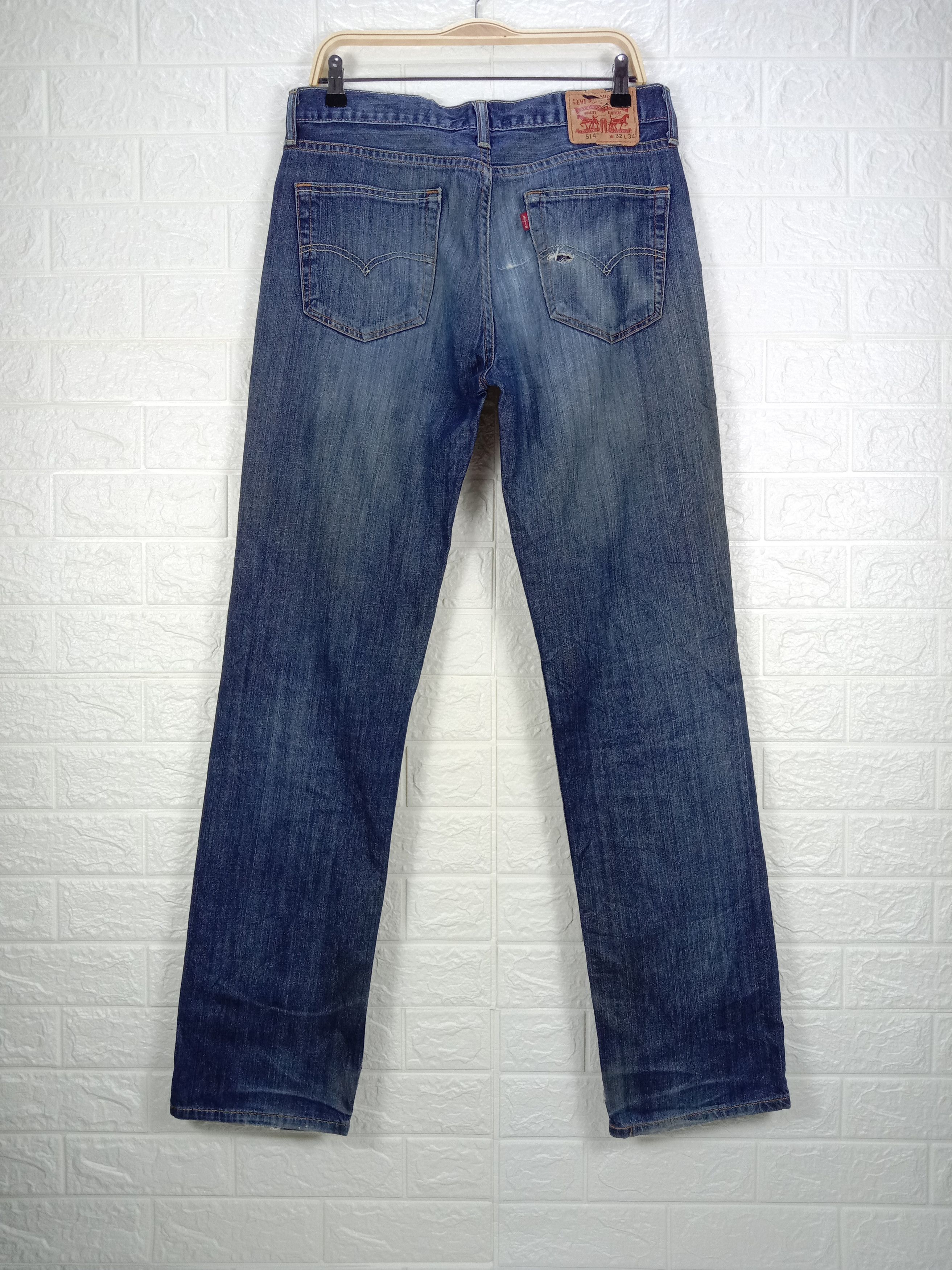 Levi's Vintage Levi's 514 Jeans Earth Tone Distressed Denim Size US 32 / EU 48 - 5 Thumbnail