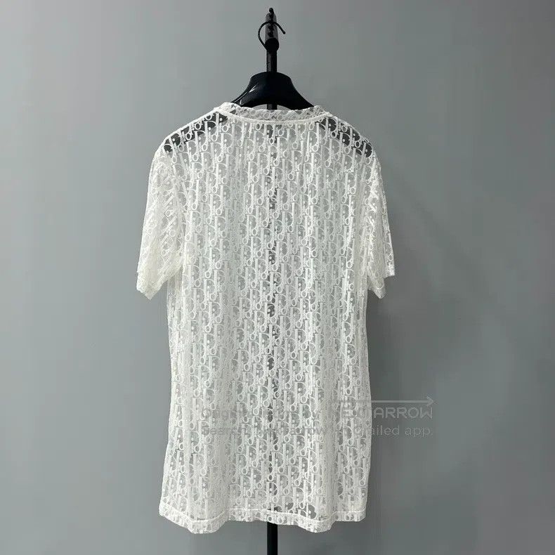 Dior Dior White hollow transparent short sleeves Size US XS / EU 42 / 0 - 2 Thumbnail