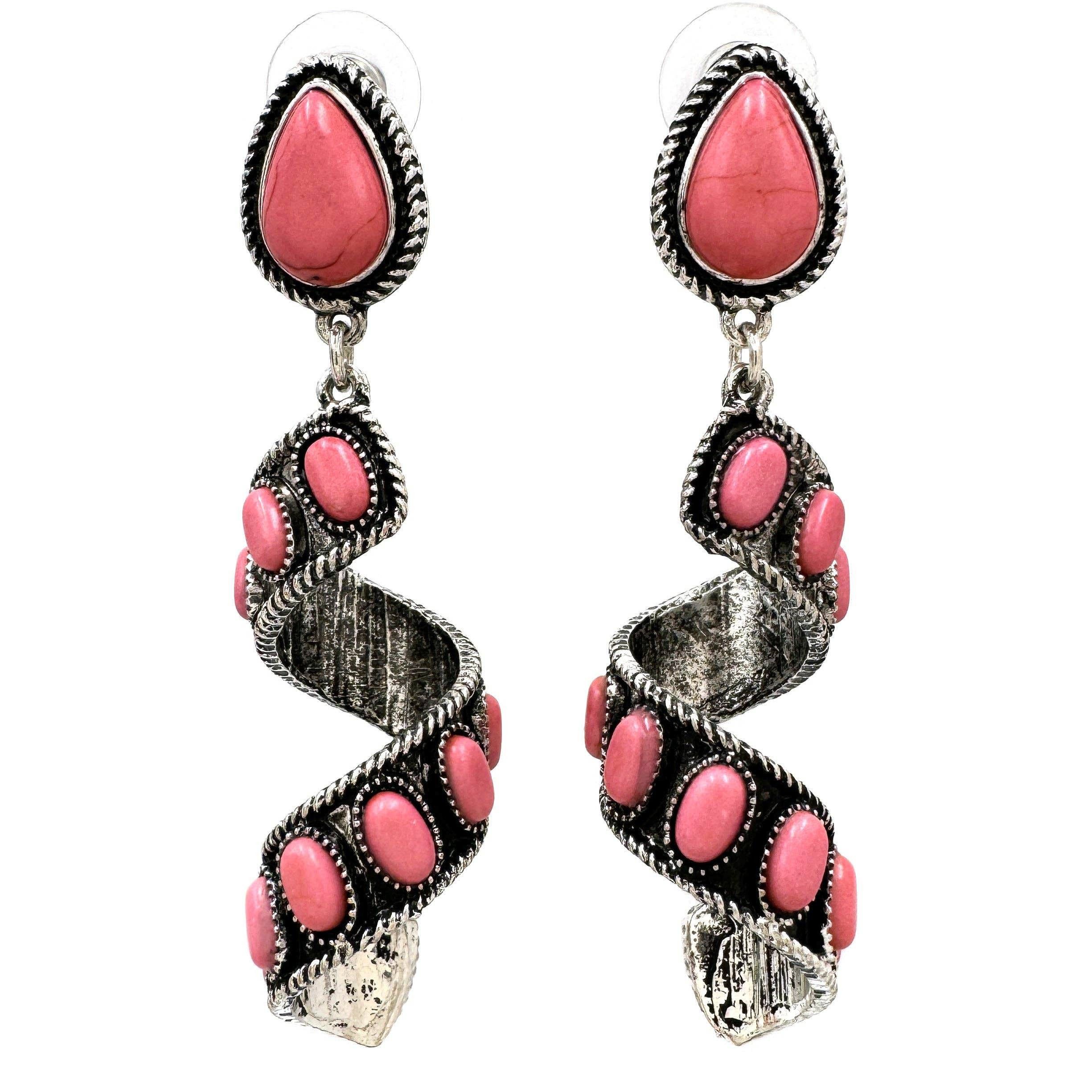 Other Boho Hippie Chic Peachy Dreams Teardrop Western Dangle Earri Size ONE SIZE - 2 Thumbnail