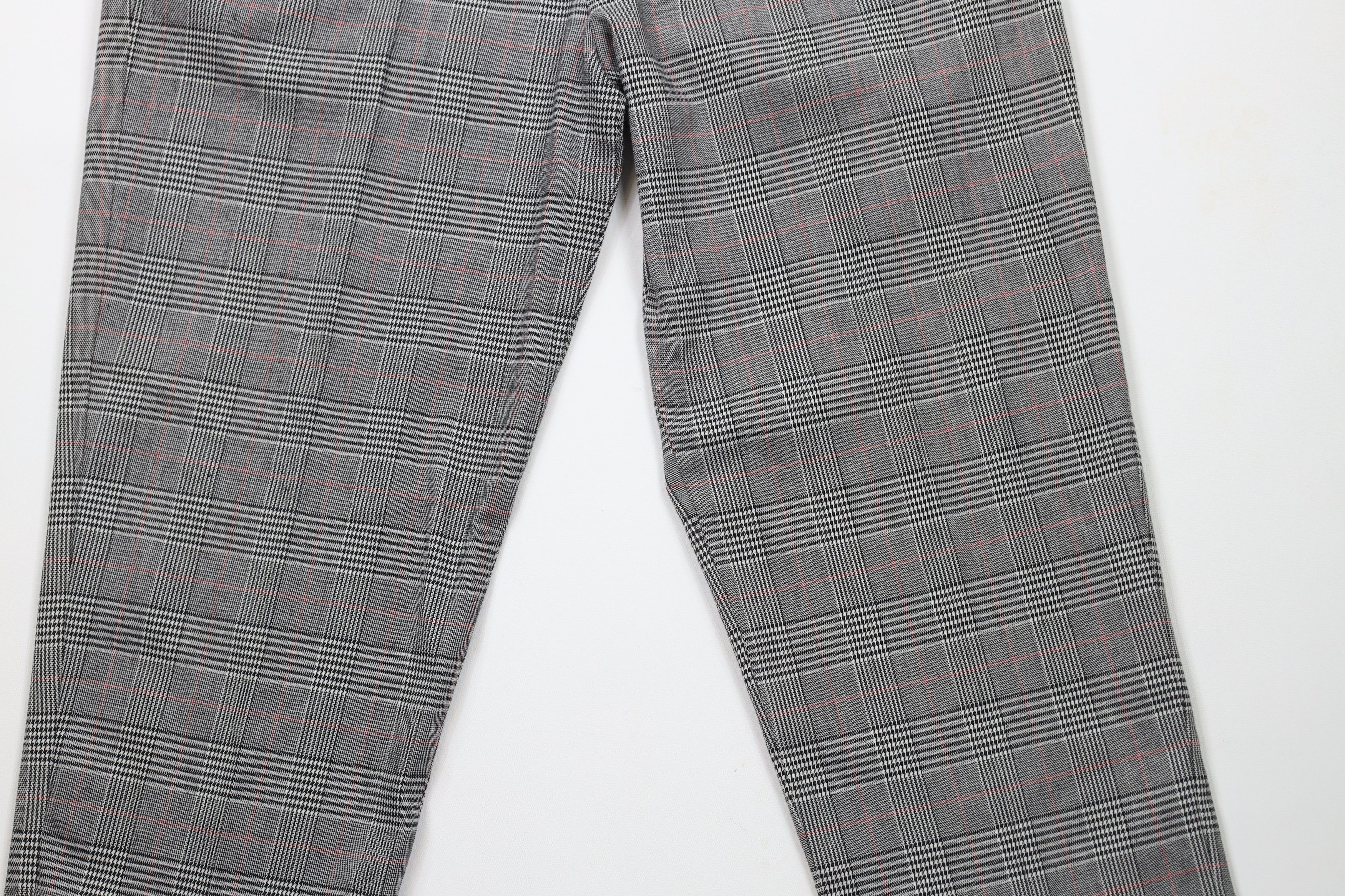 Vintage Vintage 90s Streetwear Tapered Leg Flannel Pants Houndstooth Size 38" / US 16 / IT 52 - 3 Thumbnail