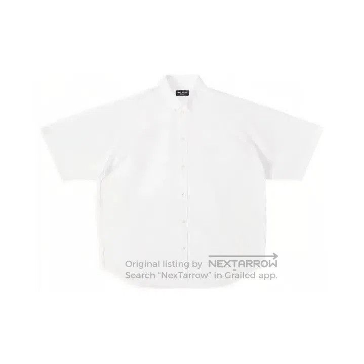 Balenciaga Balenciaga BB ICON White Short Sleeve Shirt. Size US M / EU 48-50 / 2 - 1 Thumbnail
