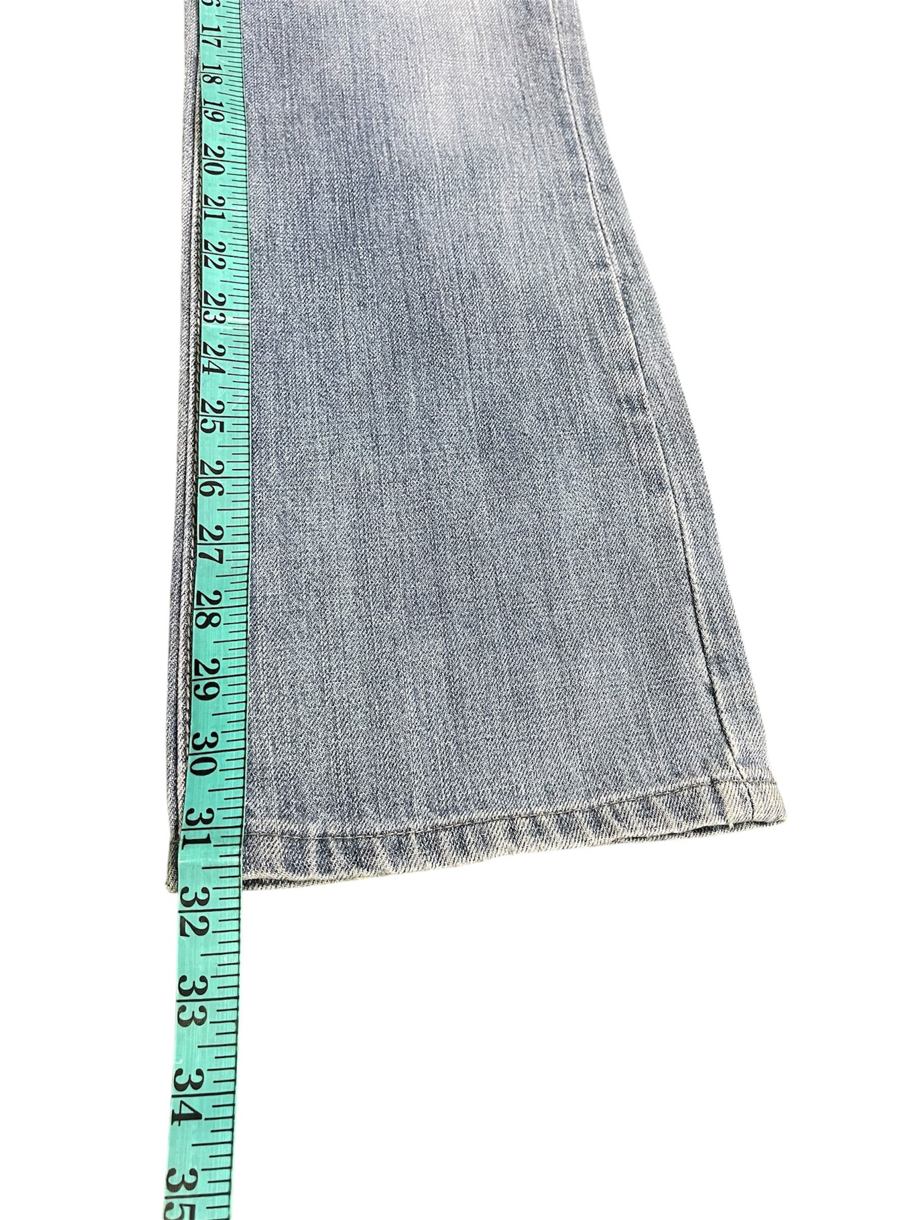 semanticdesign Vtg Flared Semantic Design Leather Faded Great Whisker Size US 31 - 11 Thumbnail