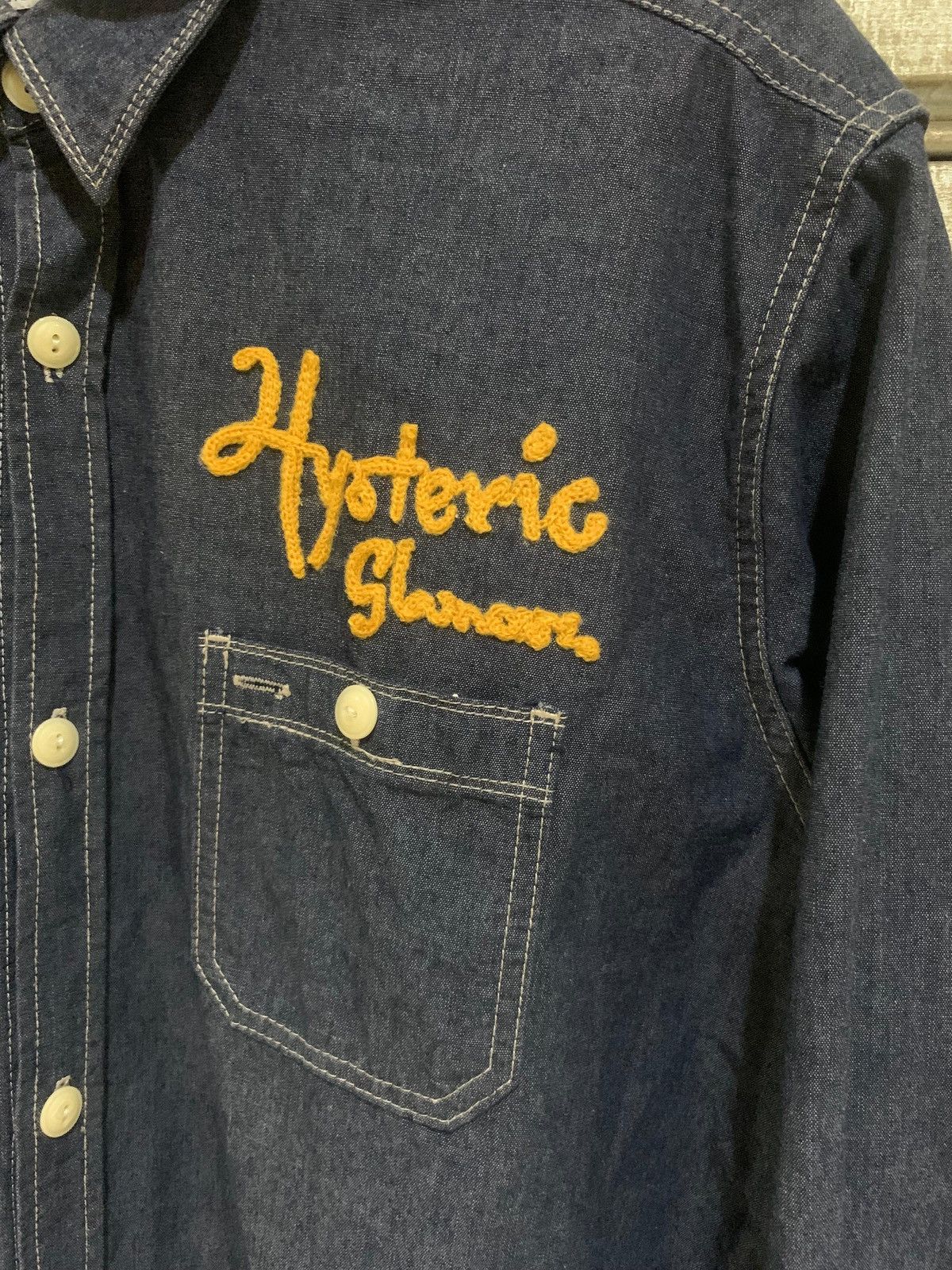 Hysteric Glamour HYSTERIC GLAMOUR CHAINSTITCH EMBROIDERY LOGO Size US XL / EU 56 / 4 - 5 Thumbnail
