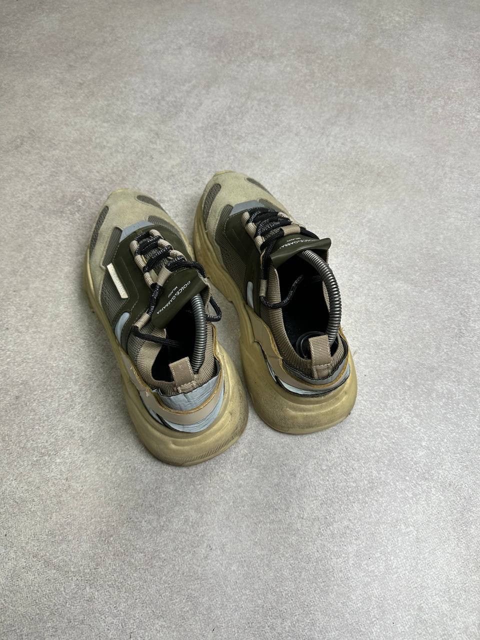 Dolce & Gabbana Dolce & Gabbana Daymaster Lace-Up white beige sneakers Size US 9 / EU 42 - 6 Thumbnail