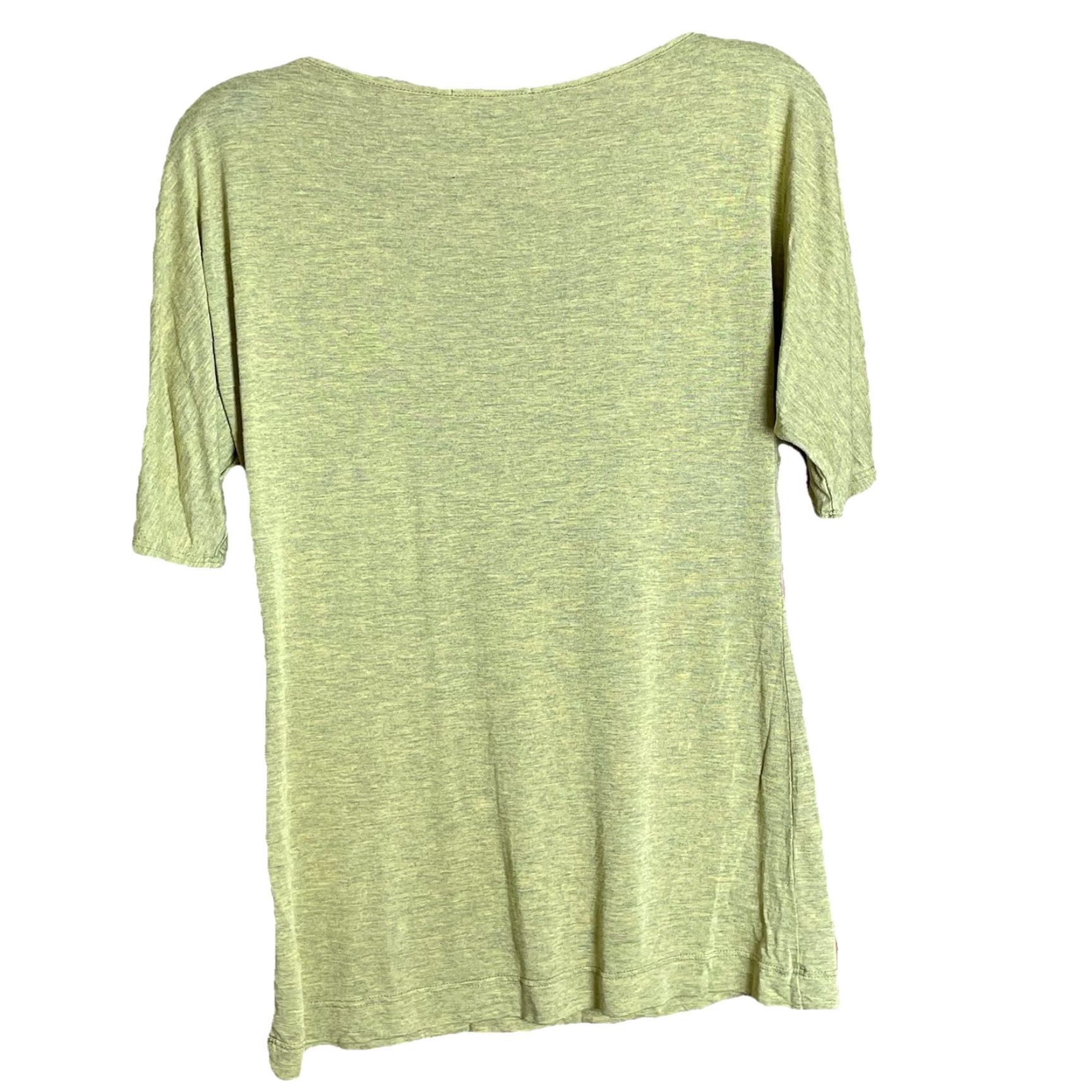 Vintage Mandee Top Blouse Women M Green Short Sleeve Grommet Detail Vintage Boho DJ Rock 90s Style Mens Womens Girls Size M / US 6-8 / IT 42-44 - 3 Thumbnail