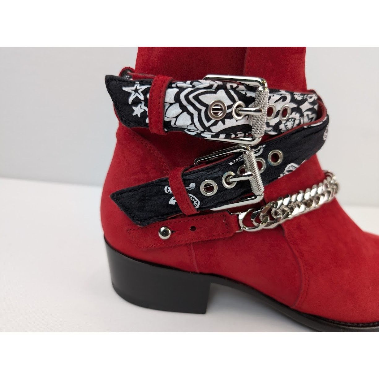 Amiri o1rshd1 Q:2 / Bandana Boots in Merlot Size US 9 / EU 42 - 4 Thumbnail
