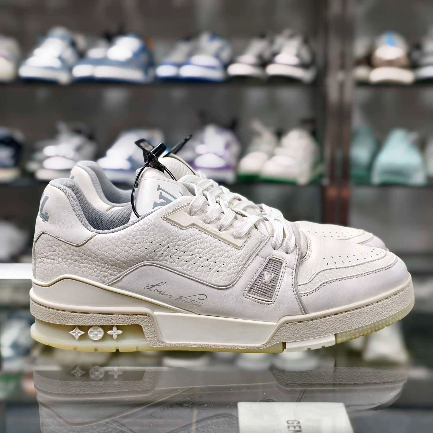 Louis Vuitton louin vuitton lv trainer white cement sneakers Size US 8.5 / EU 41-42 - 3 Thumbnail