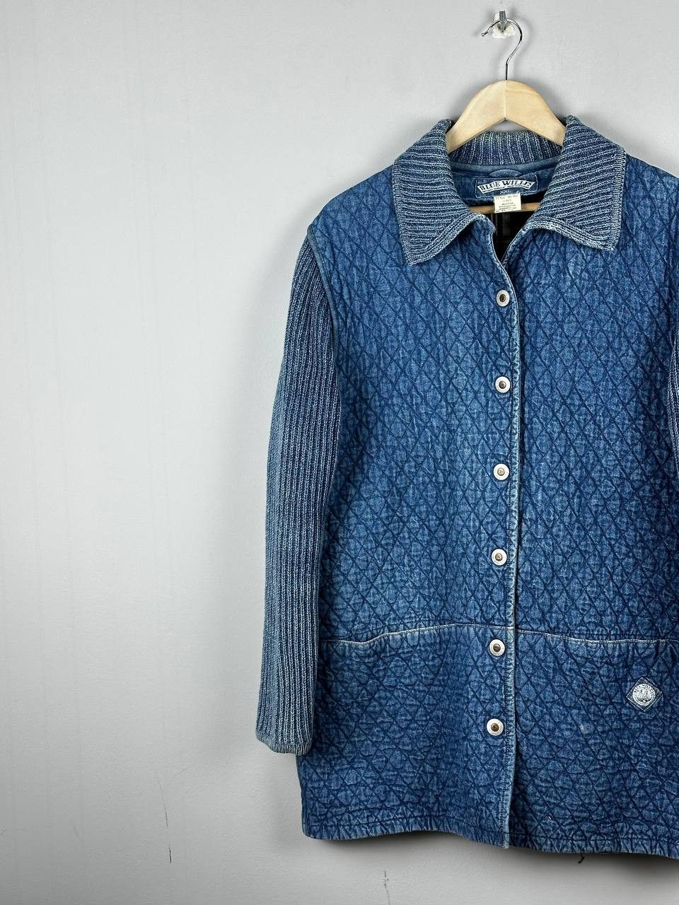 Vintage Vintage Blue Willi’s Nautical Knit Sweater Sailboat Denim Size US XXL / EU 58 / 5 - 2 Thumbnail