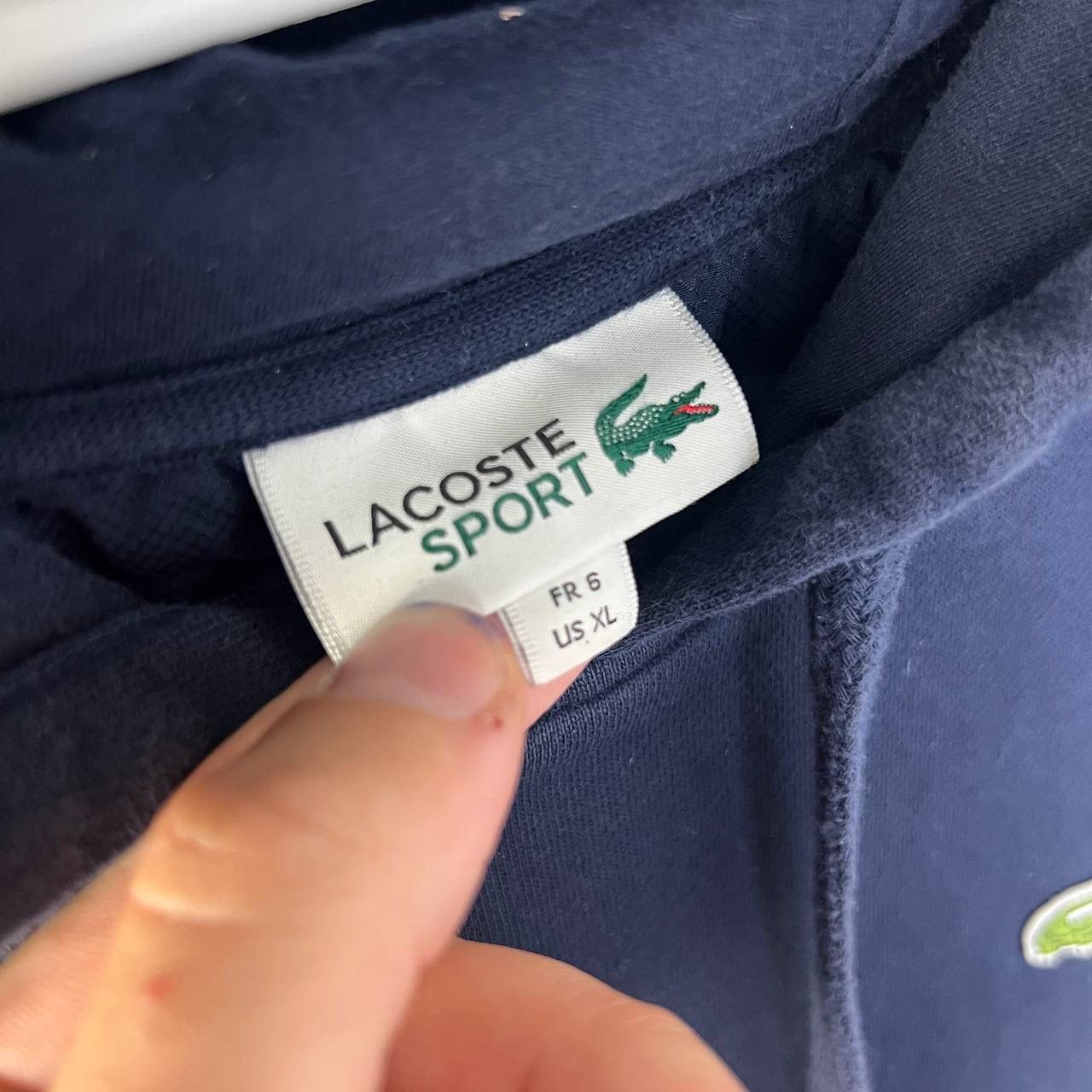 Lacoste Vintage Y2K Lacoste Mini Logo Oversized Hoodie Size US XL / EU 56 / 4 - 3 Thumbnail