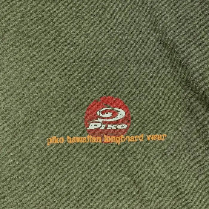 Vintage Vintage PIKO HAWAII SUNRISE Surf Longboard Tee Shirt Top Size US L / EU 52-54 / 3 - 4 Thumbnail
