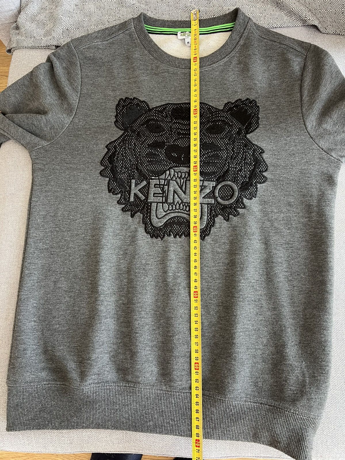 Kenzo 🔥 Kenzo big logo dark grey sweatshirt mens S Size US S / EU 44-46 / 1 - 7 Thumbnail