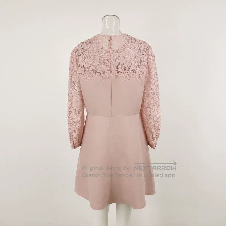 Valentino Valentino Pink lace dress Size M / US 6-8 / IT 42-44 - 3 Thumbnail