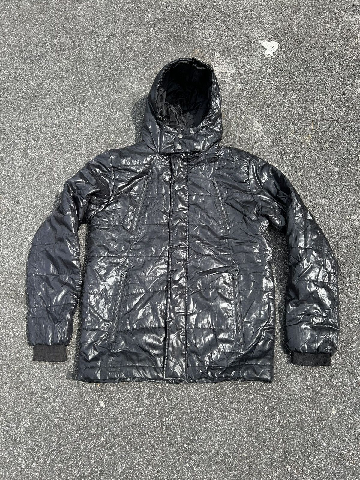 Japanese Brand 💥 IMP puffer hooded BLACK Size US L / EU 52-54 / 3 - 1 Thumbnail