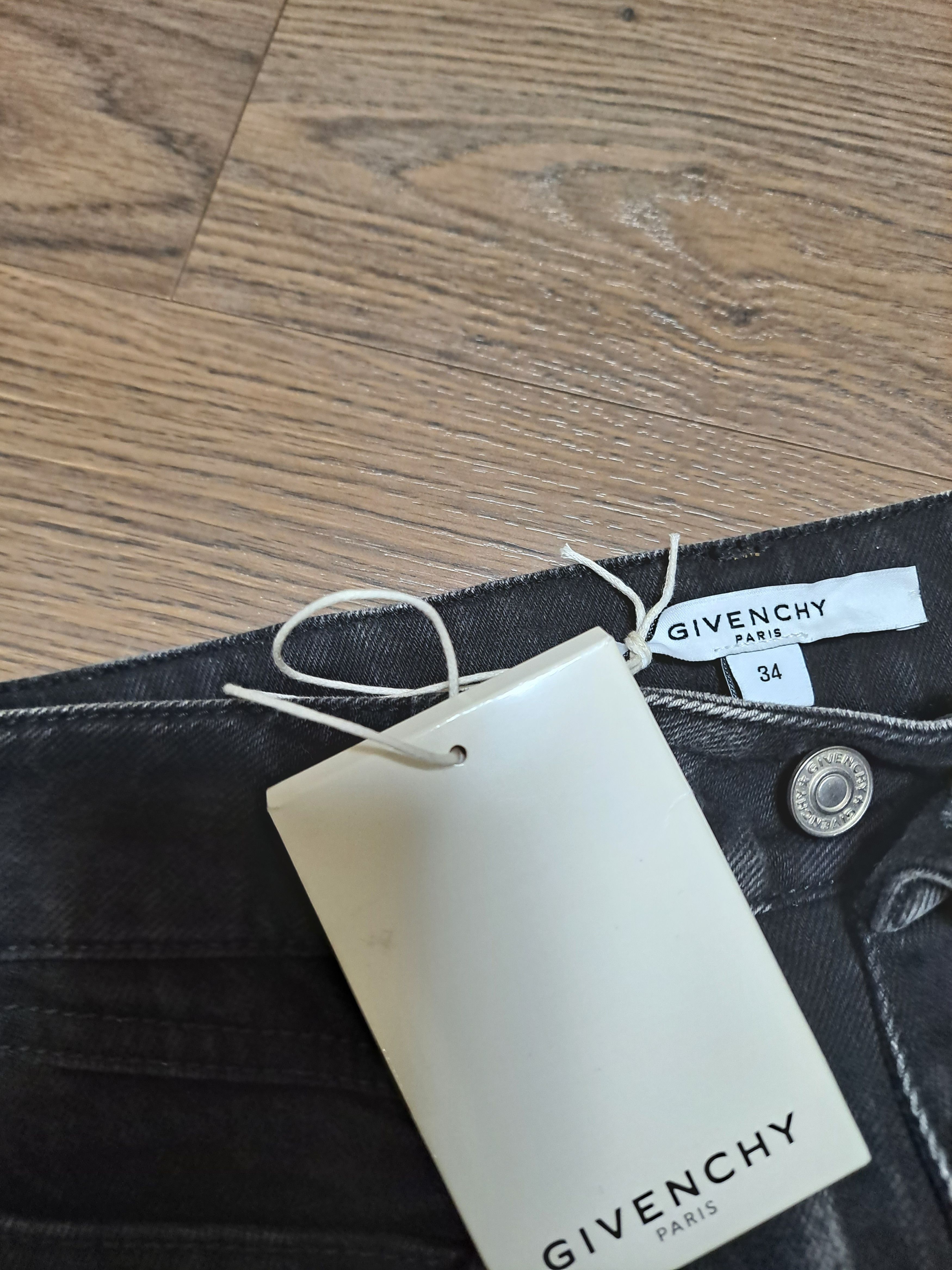 Givenchy NWT €1K GIVENCHY THUNDERBOLT DENIM JEAN PANTS Size 27" / US 4 / IT 40 - 4 Thumbnail