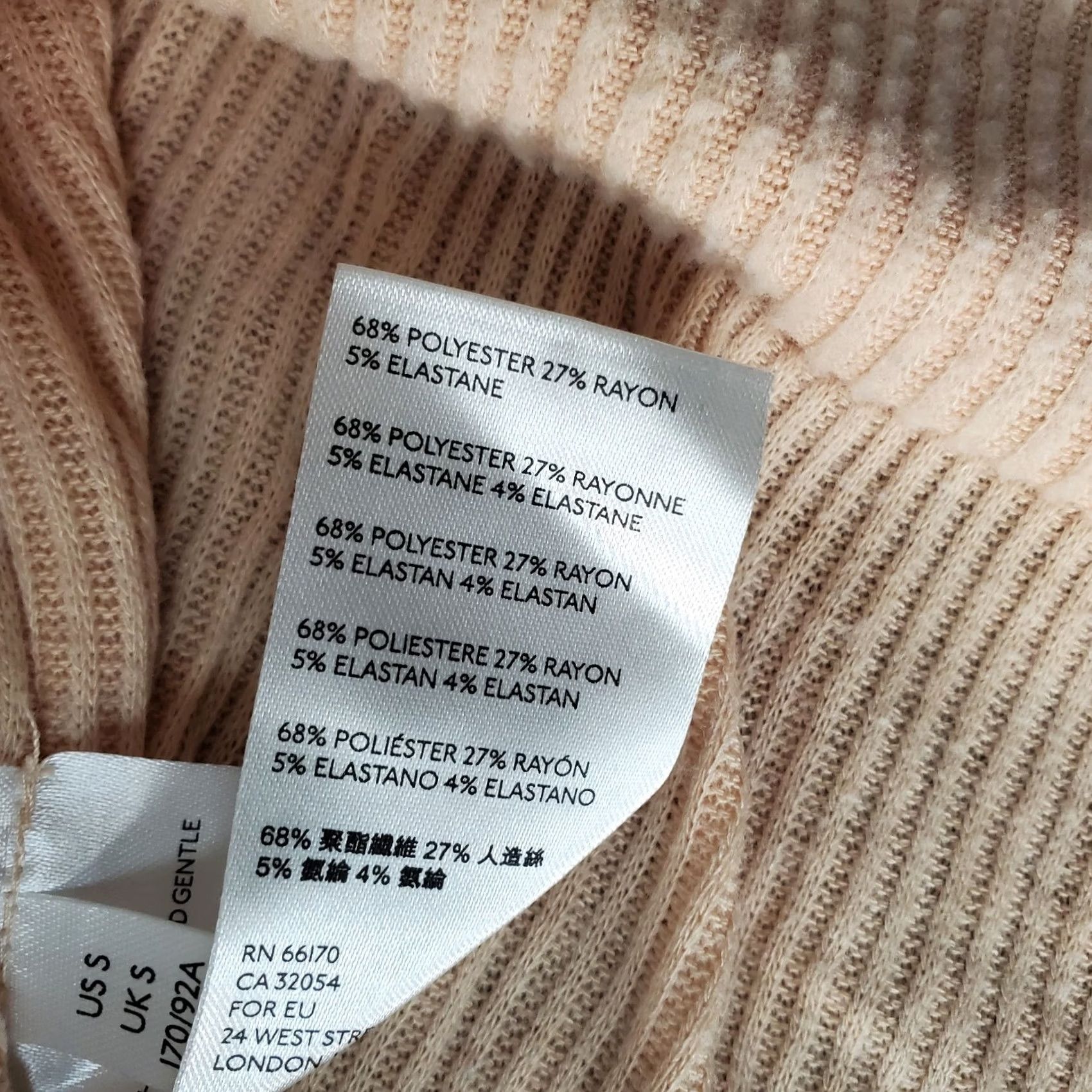 Vintage We The Free Sweatshirt Womens S Tan Ribbed Cuff & Hem Boat Neck Pullover Men’s? Size S / US 4 / IT 40 - 8 Thumbnail