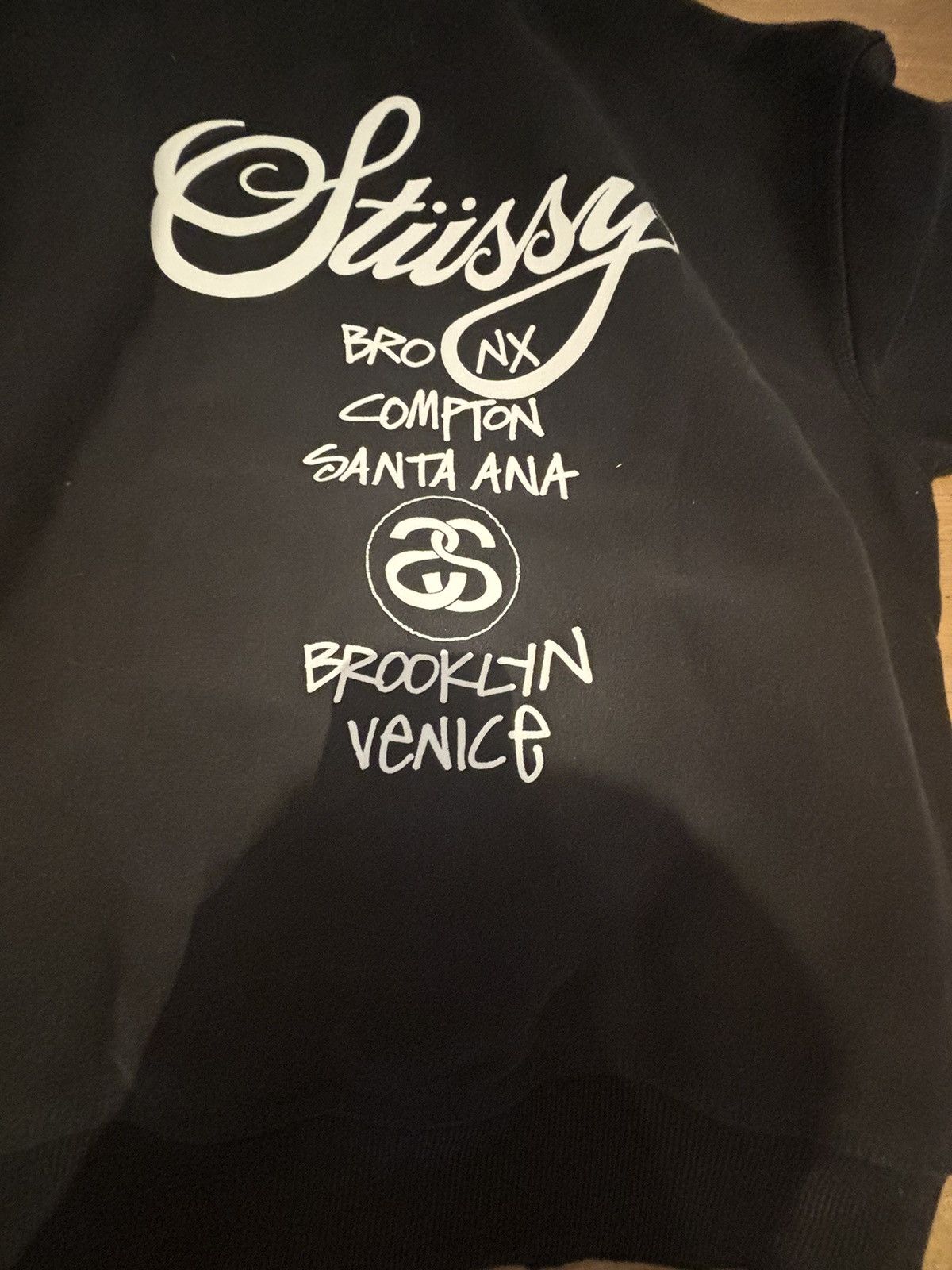 Stussy Stussy world tour black hoodie Size US L / EU 52-54 / 3 - 3 Thumbnail