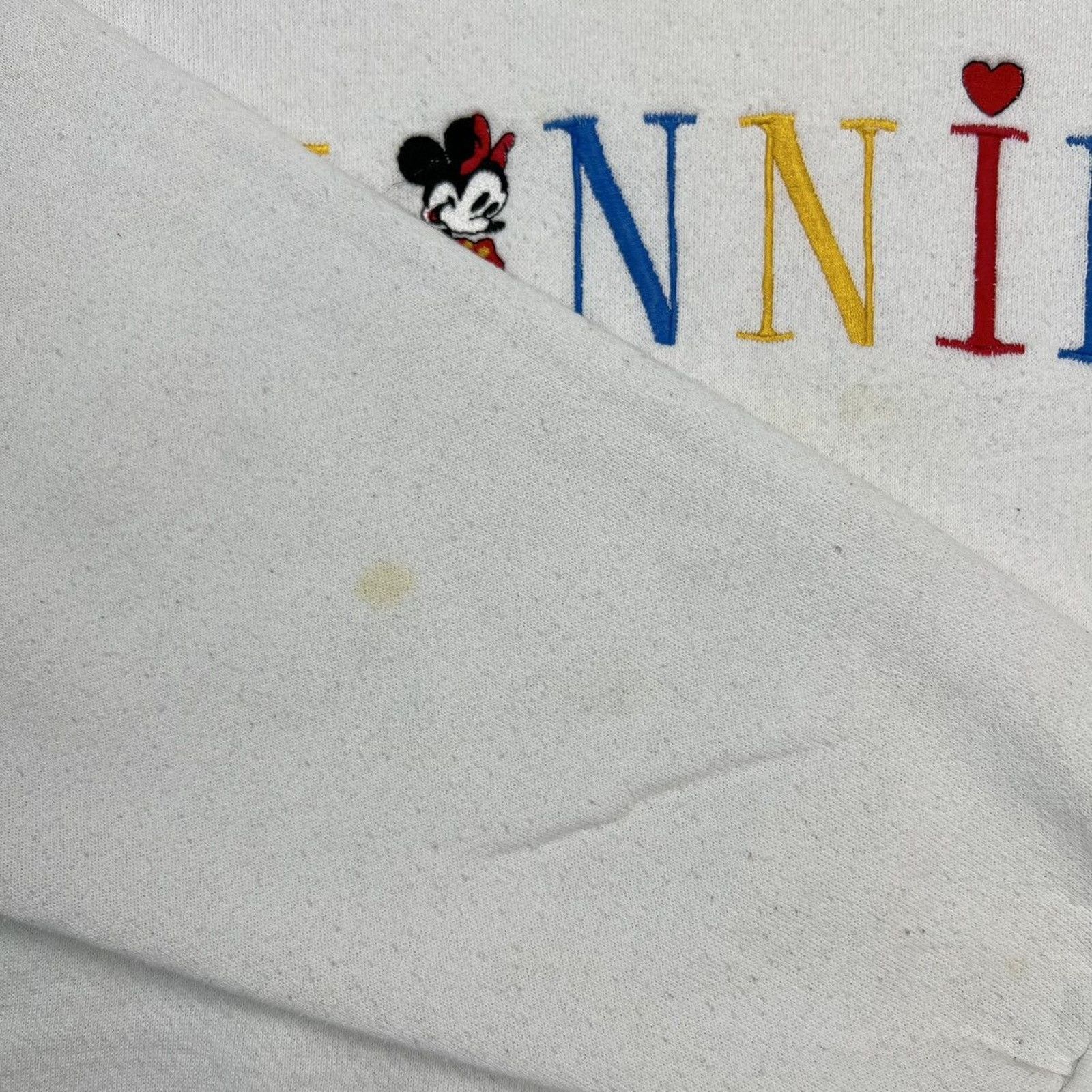 Disney × Mickey Mouse × Vintage Vintage 90s Minnie Mouse Sweatshirt Walt Disney Pullover Size US L / EU 52-54 / 3 - 5 Thumbnail