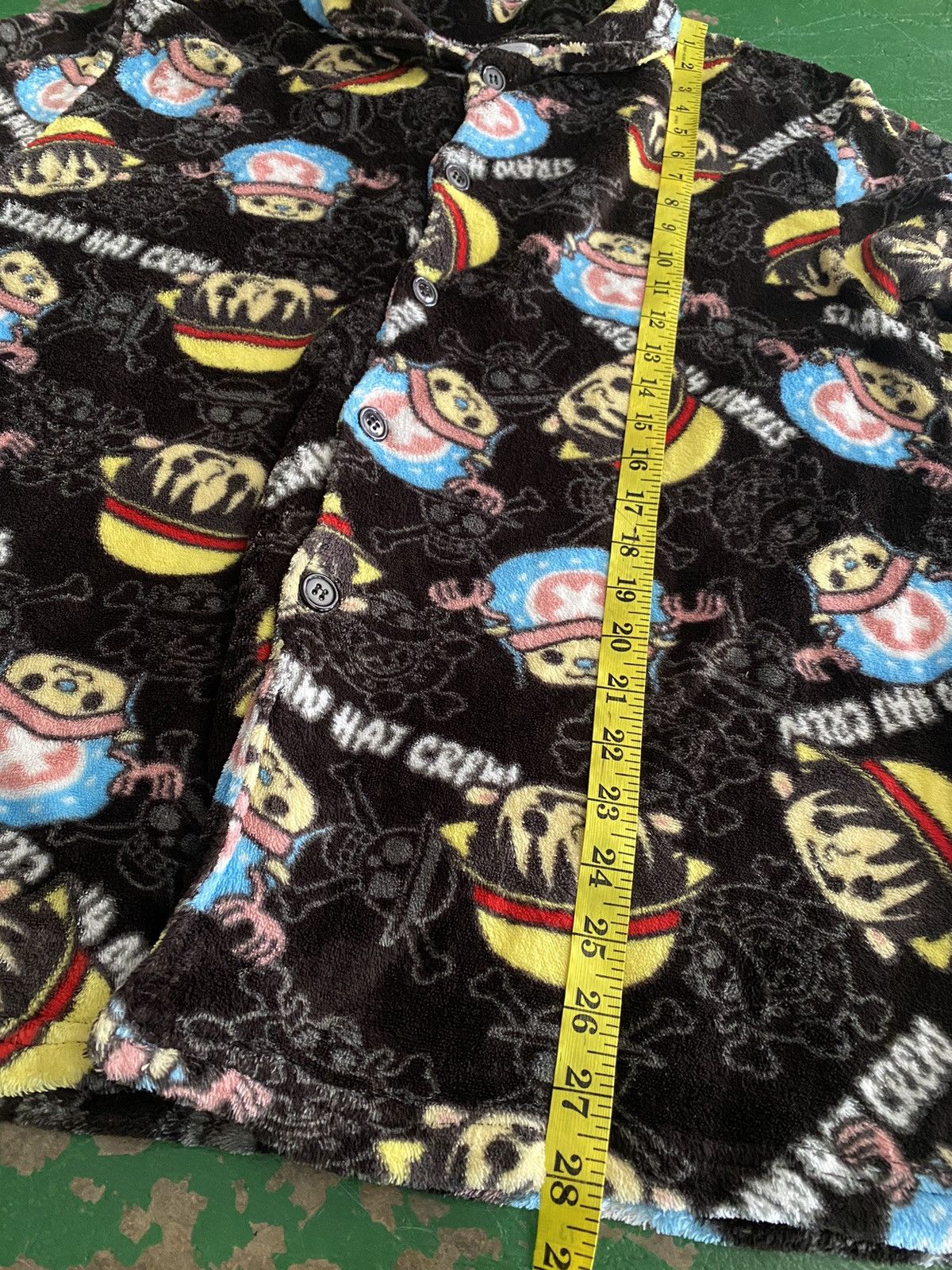 Anime × One Piece × Vintage Vintage Y2K AOP One Piece fleece sweatshirt Size US L / EU 52-54 / 3 - 12 Thumbnail