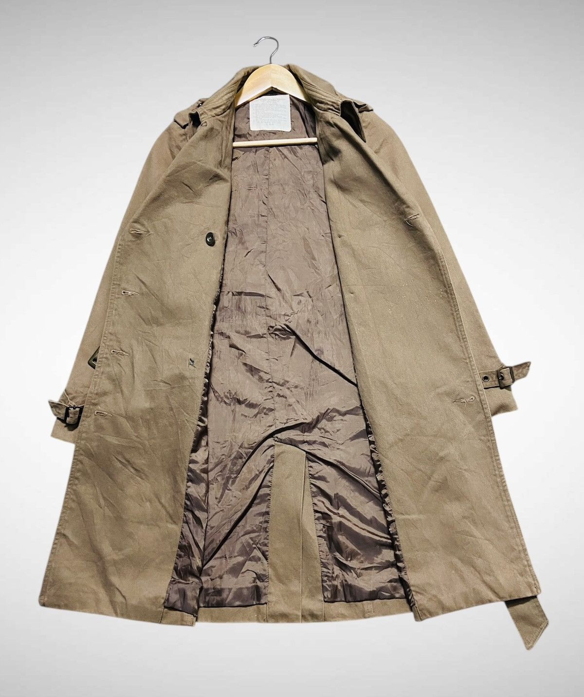 GOA GOA Double Breasted Overcoat with Belt Size S / US 4 / IT 40 - 4 Thumbnail