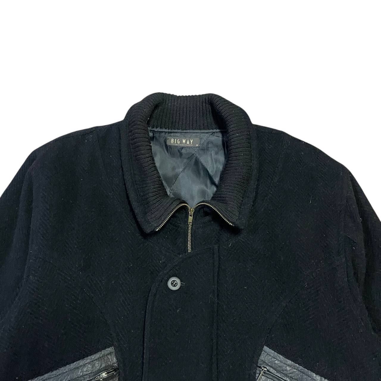 Issey Miyake Vintage Big Way Wool Bomber Jacket Issey Miyake Inspire Size US M / EU 48-50 / 2 - 2 Thumbnail
