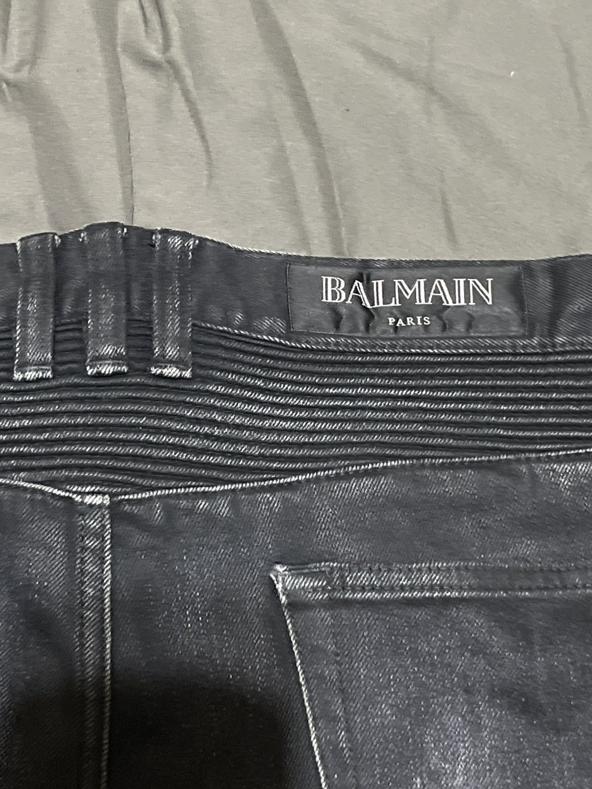 Balmain Black Balmain Biker Denim Size US 34 / EU 50 - 10 Thumbnail