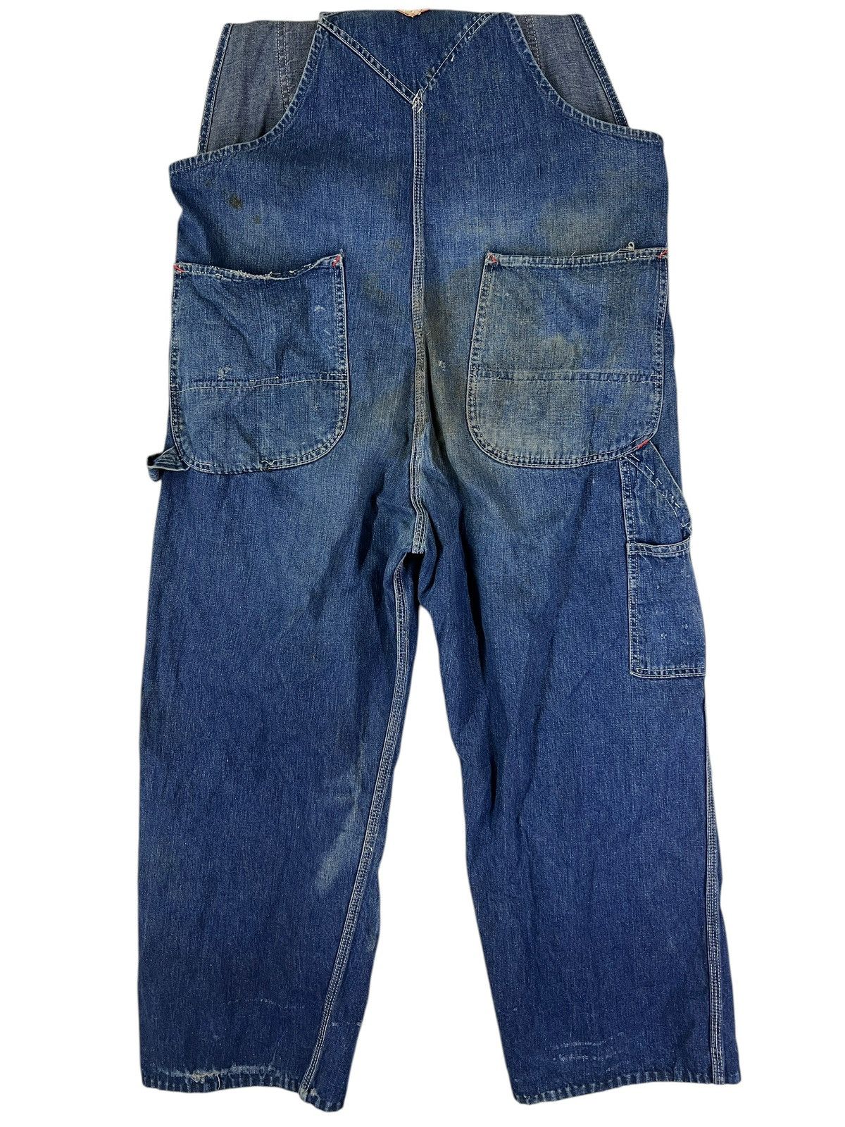 JCPenney × Vintage 50s Vintage PayDay Penney's Union Made sanforized Overalls Size US 34 / EU 50 - 5 Thumbnail