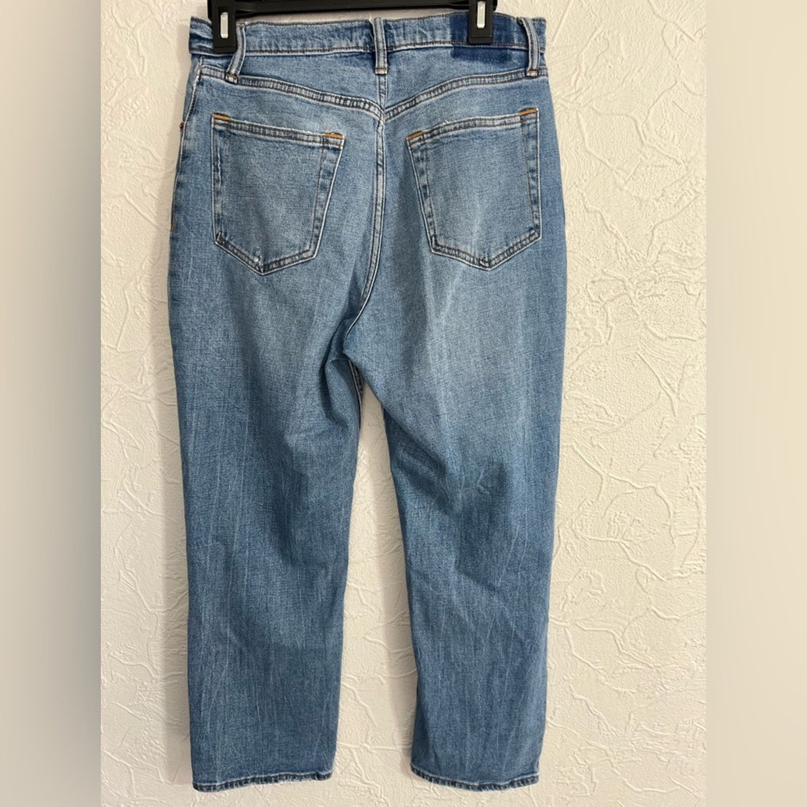 Abercrombie & Fitch Abercrombie & Fitch Curve Love Straight High Rise 29/8R Size 29" - 2 Thumbnail