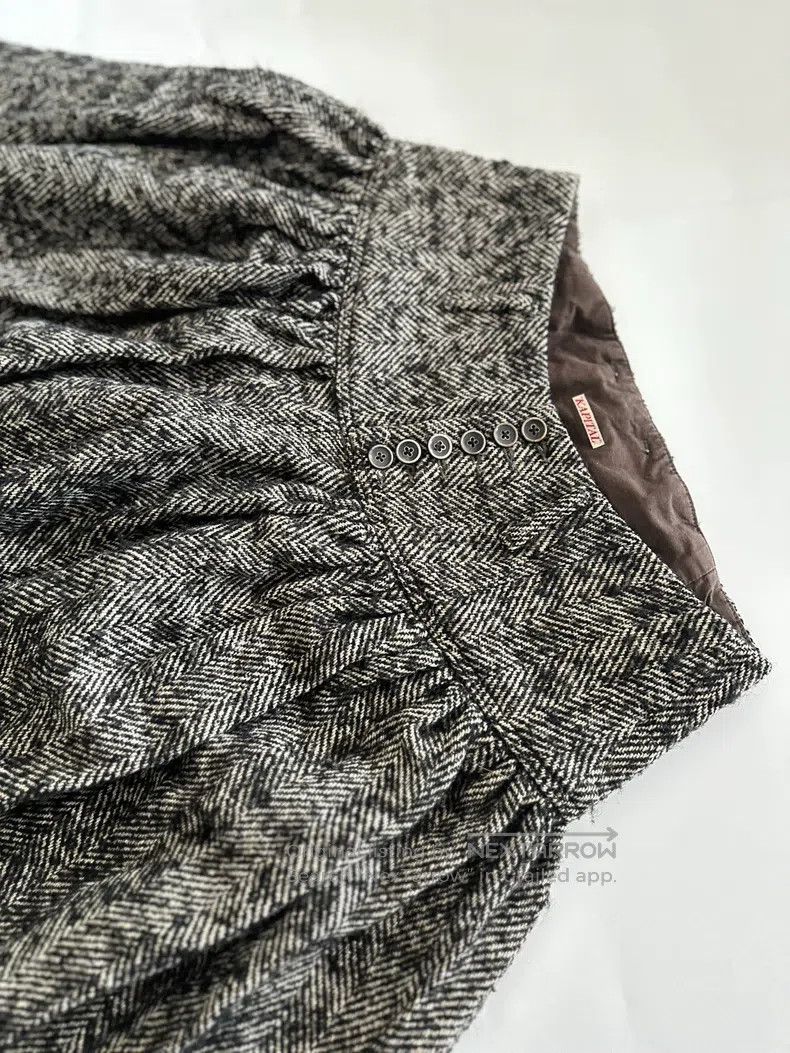 Kapital Kapital Black and gray wool blend low-waisted skirt pants Size 42" / US 20 - 6 Thumbnail