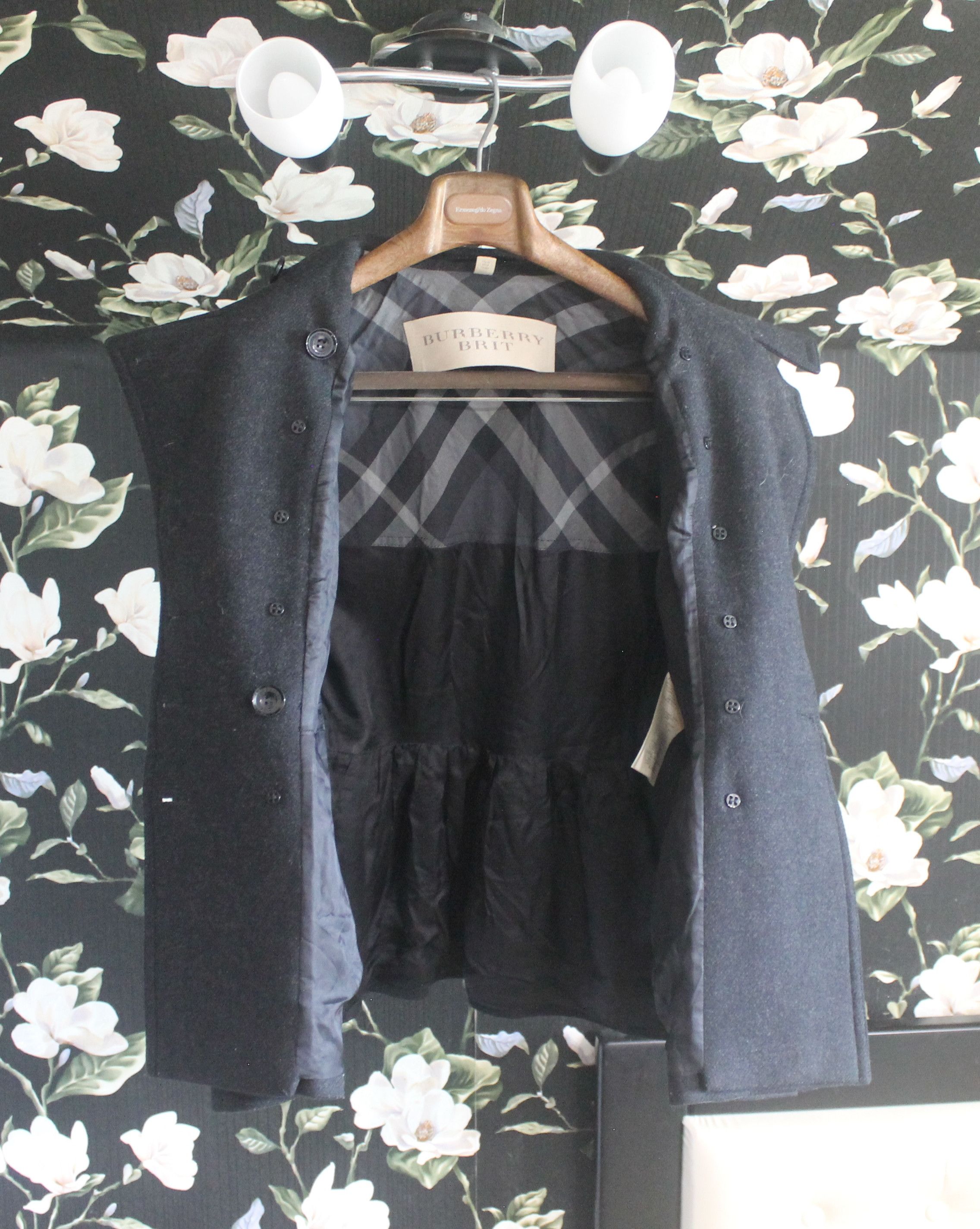 Burberry Burberry Brit Double Breasted Wool Coat Jacket Size XL / US 12-14 / IT 48-50 - 5 Thumbnail