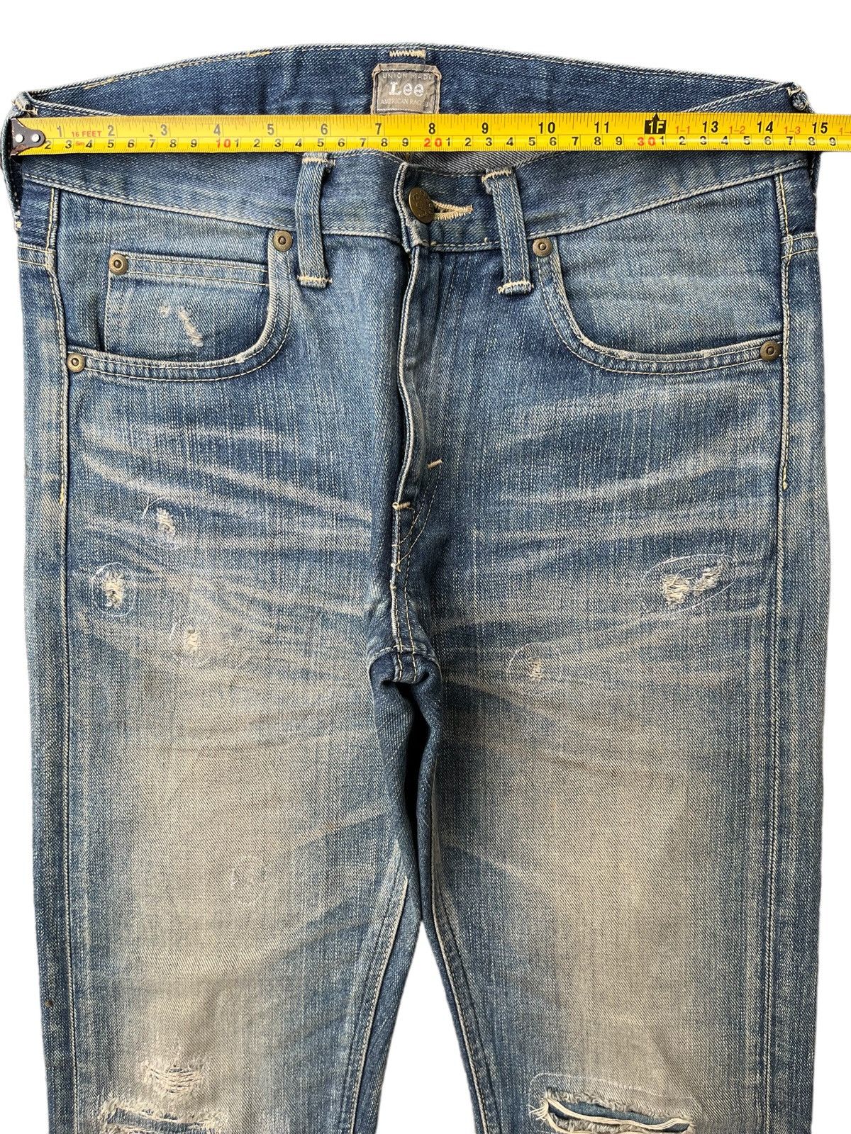 Lee Vintage Y2K Japanese Brand Lee Riders Kapital Style Jeans Size US 30 / EU 46 - 13 Thumbnail