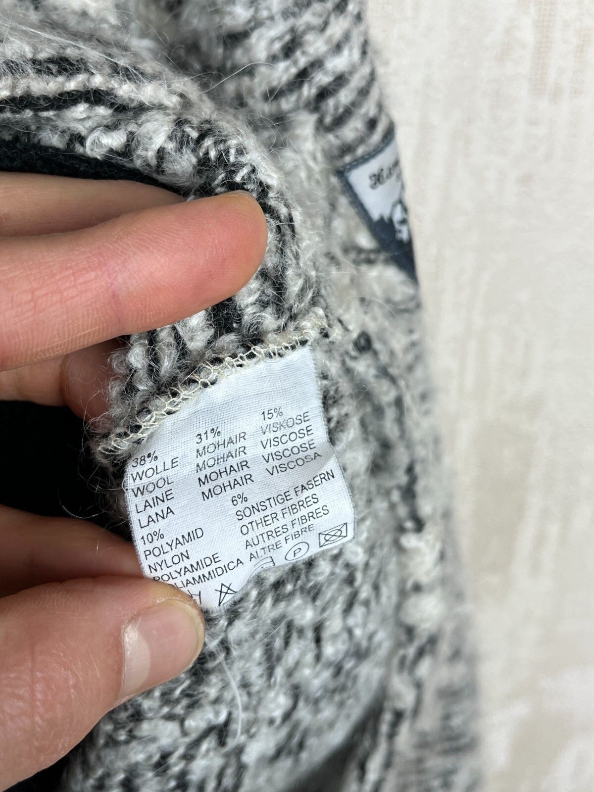 Vintage Hammerschmid Floral Wool Mohair Viscose Pullover Sweater Size L / US 10 / IT 46 - 13 Thumbnail