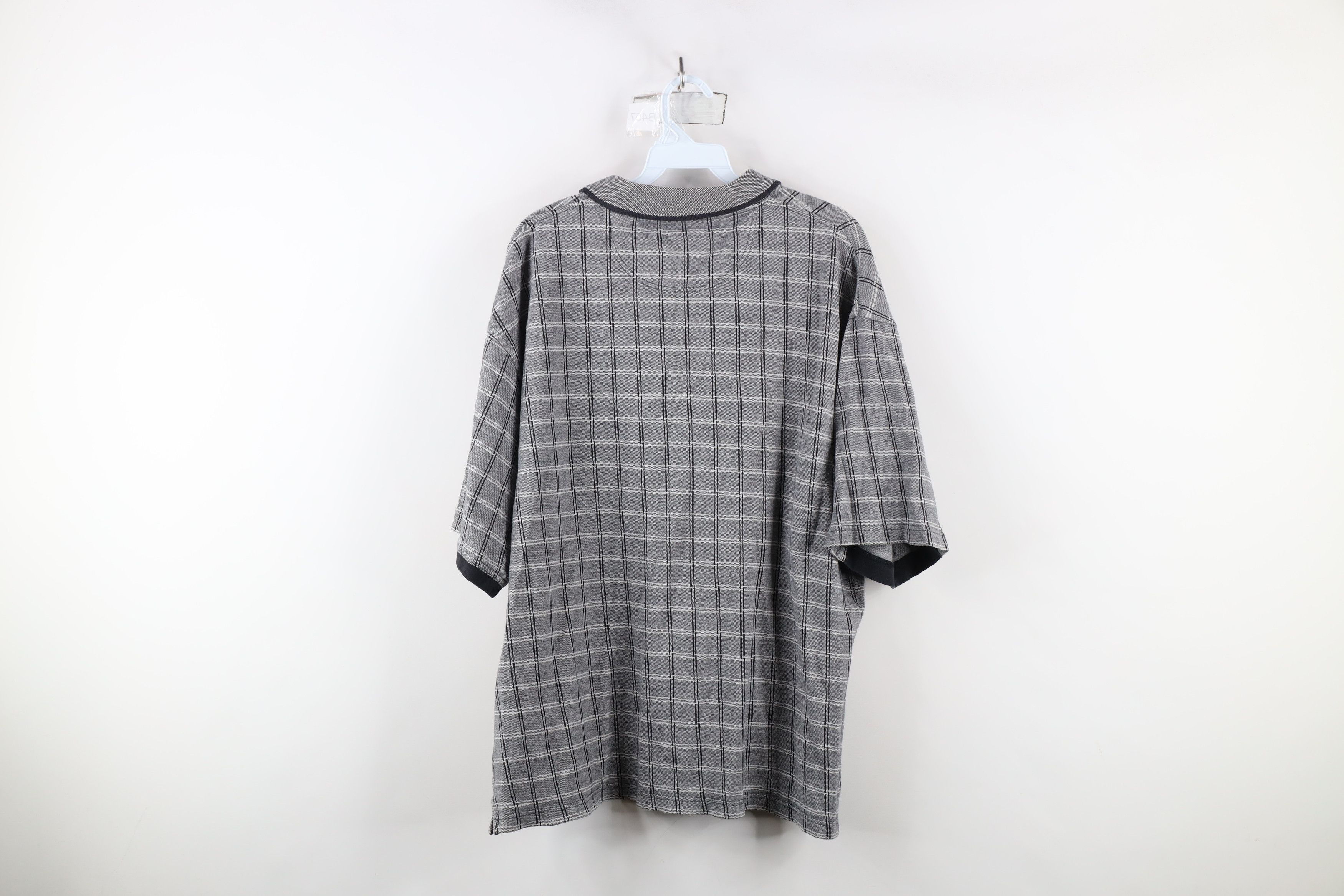 Vintage Vintage 90s Streetwear Checkered Collared Golf Polo Shirt Size US XL / EU 56 / 4 - 10 Thumbnail