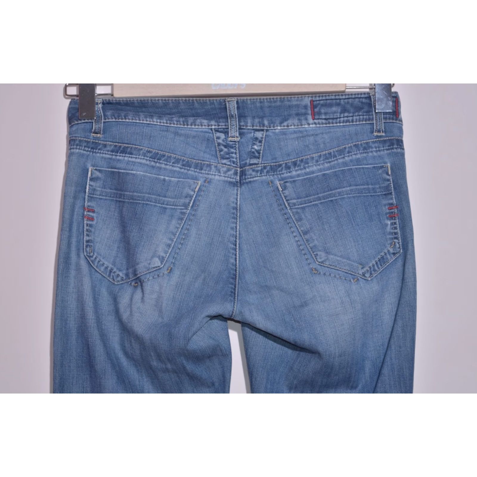 Vintage VINTAGE Le Jean de Marithe Francois Girbaud Jeans Slim Fit 28 Women Blue Denim Stretch Pockets 29in Inseam Mens Womens Size 28" / US 6 / IT 42 - 5 Thumbnail