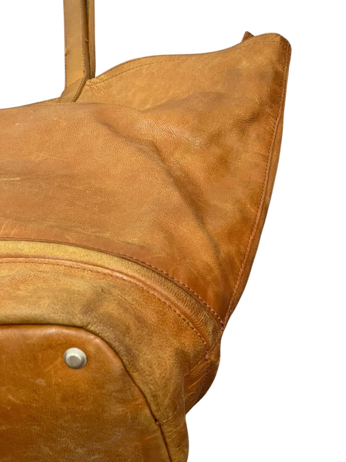 Genuine Leather Full Leather Patina Zeha Tote Shoulder Bag 1🟩7 Size ONE SIZE - 11 Thumbnail