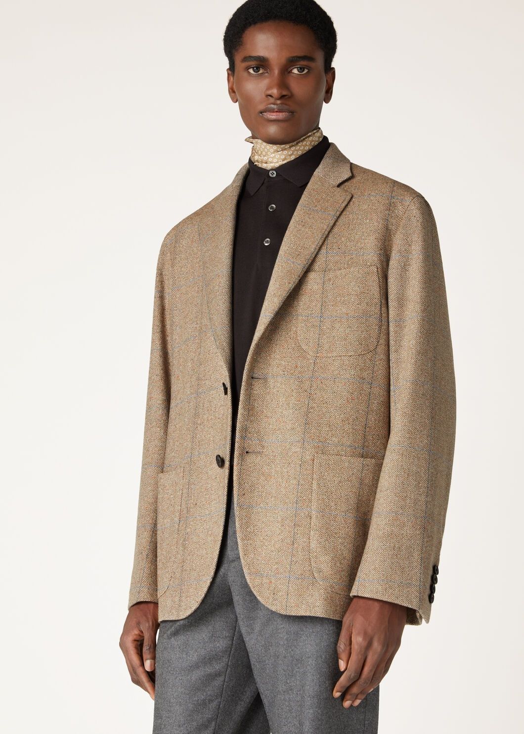 Loro Piana o1w1db10825 FAO7397 Donato Jacket in Beige Size US S / EU 44-46 / 1 - 4 Thumbnail