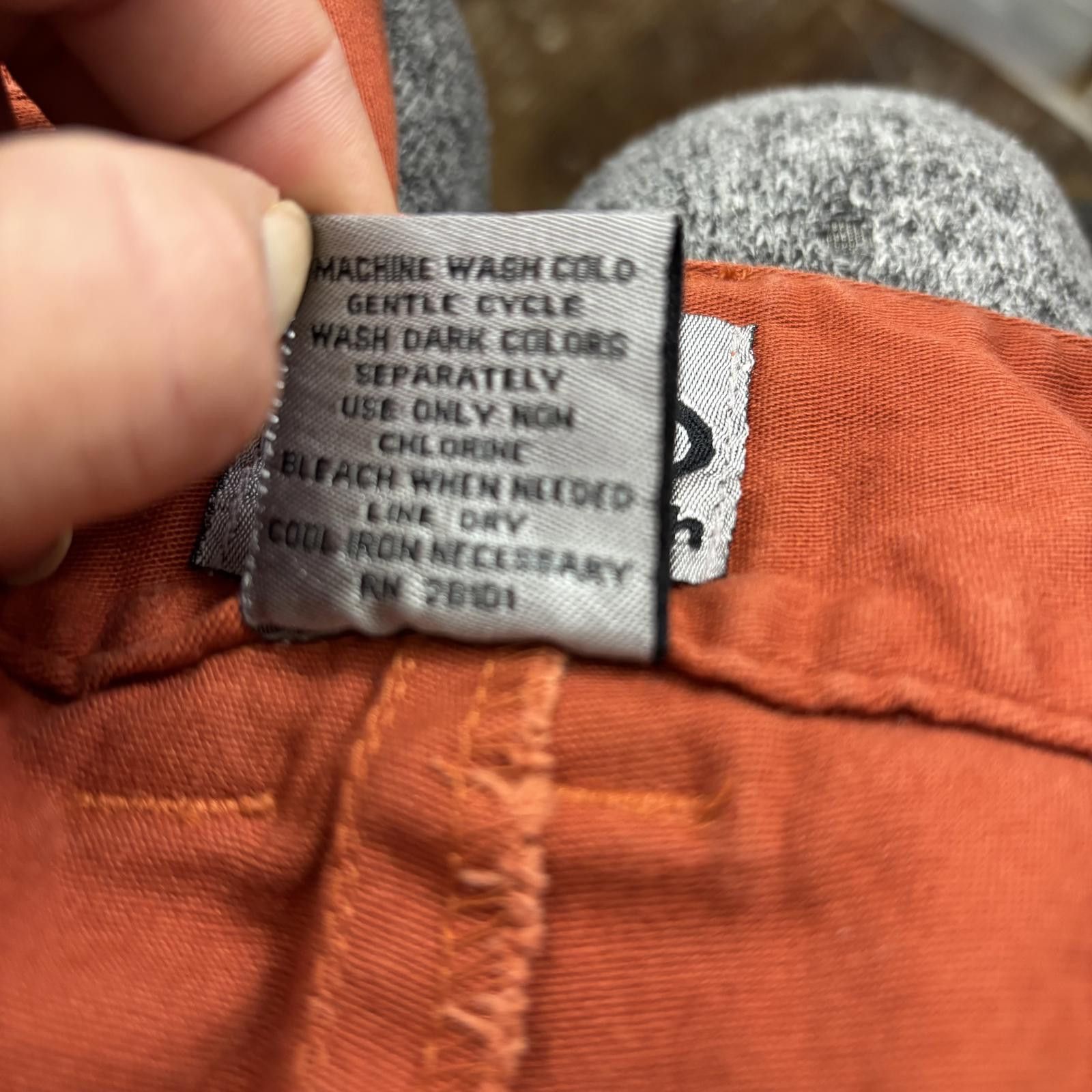Revenge Y2K low-rise flared bareback burnt orange pants sz 5 Size 30" / US 8 / IT 44 - 8 Thumbnail