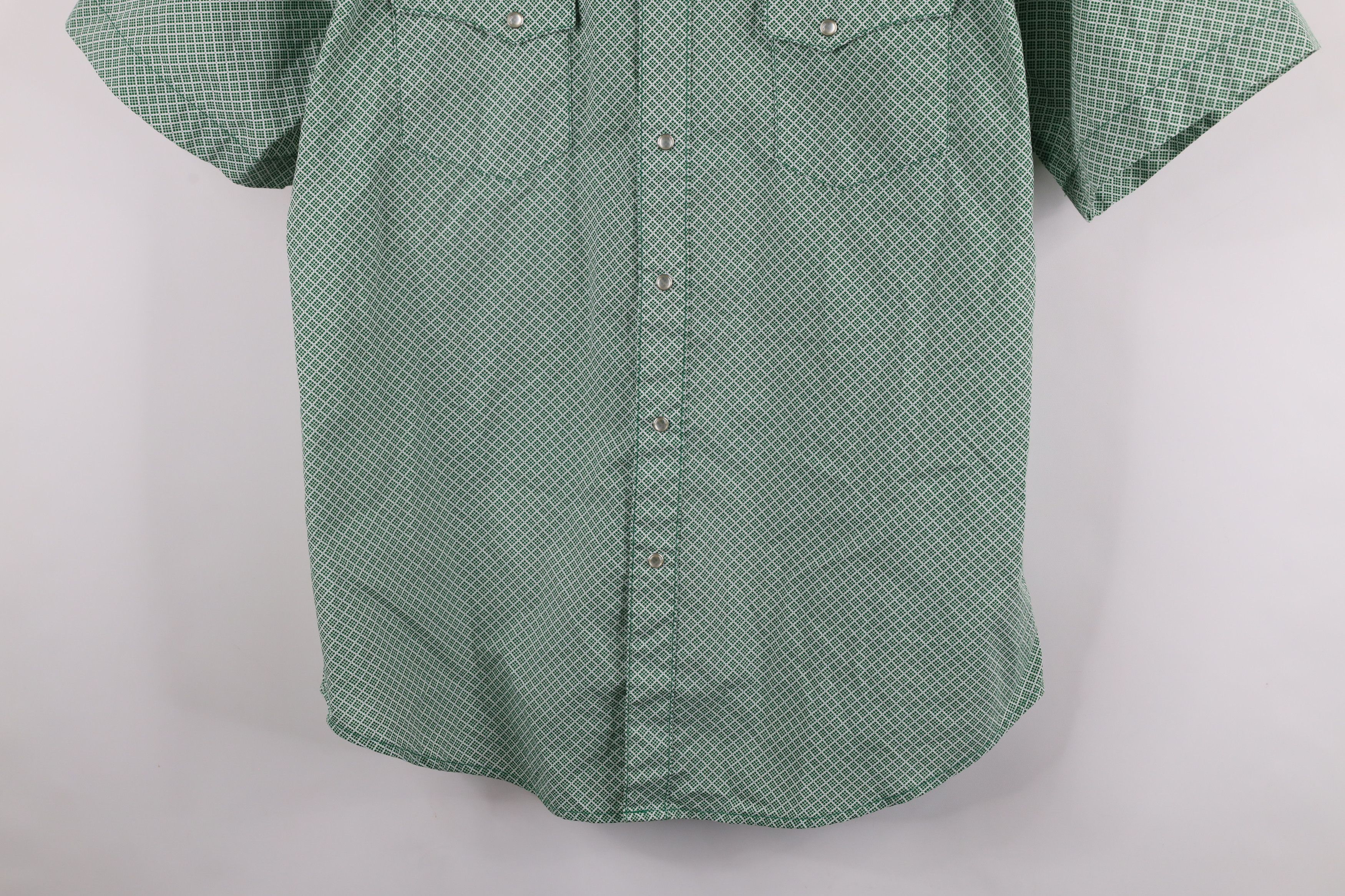 Vintage × Wrangler Vintage Wrangler Western Rodeo Short Sleeve Button Shirt Size US L / EU 52-54 / 3 - 3 Thumbnail
