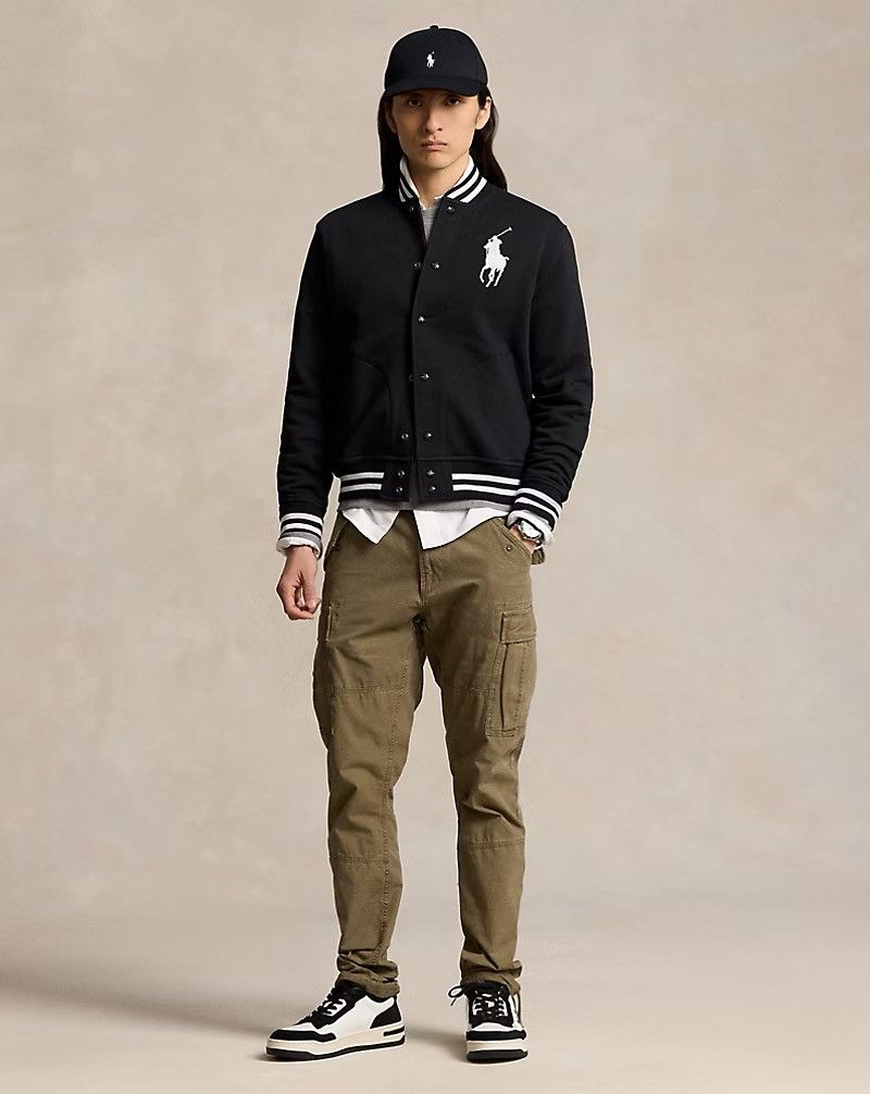 Polo Ralph Lauren Polo Ralph Lauren Big Pony Fleece Baseball Jacket Black XL Size US XL / EU 56 / 4 - 1 Thumbnail