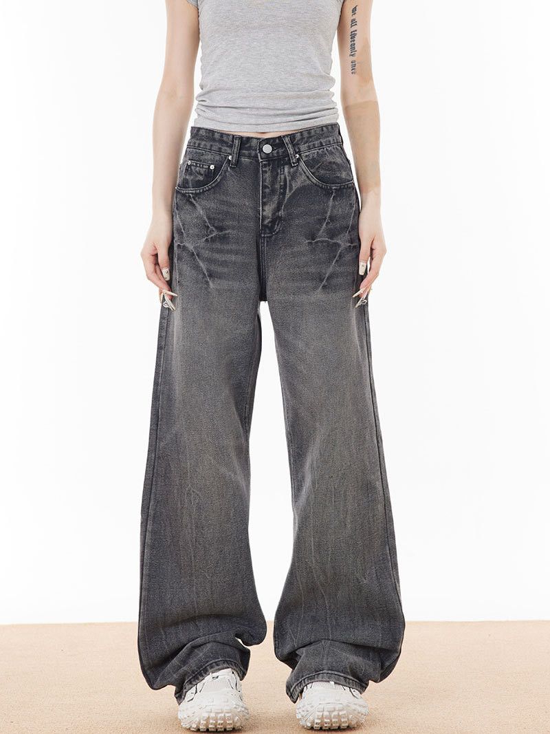 Vintage Retro high-street American lightning wash jeans Size US 32 / EU 48 - 4 Thumbnail