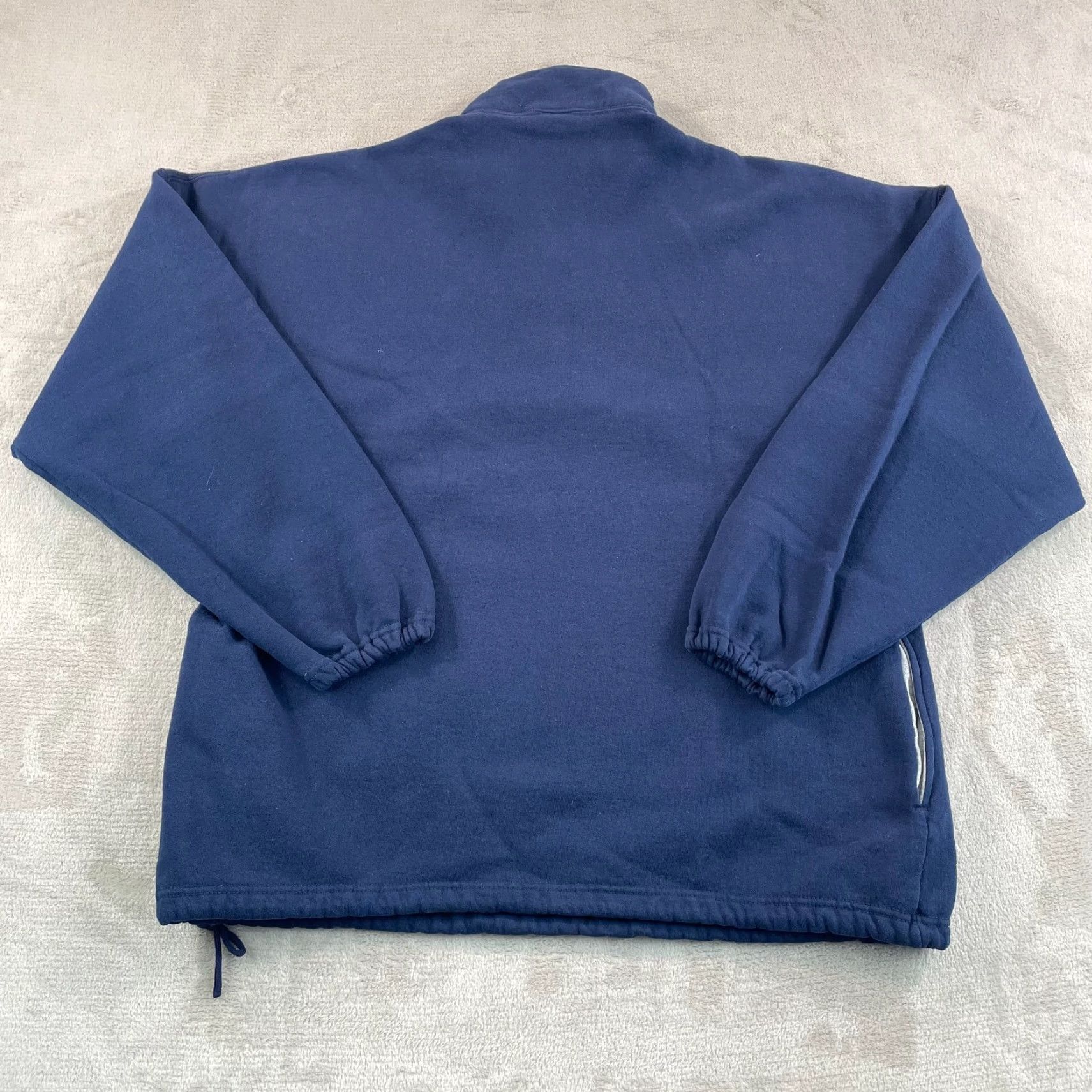 Russell Athletic VINTAGE Russell Athletic Quarter Zip Pullover Sweatshirt Men XL Navy USA Made Size US XL / EU 56 / 4 - 4 Thumbnail