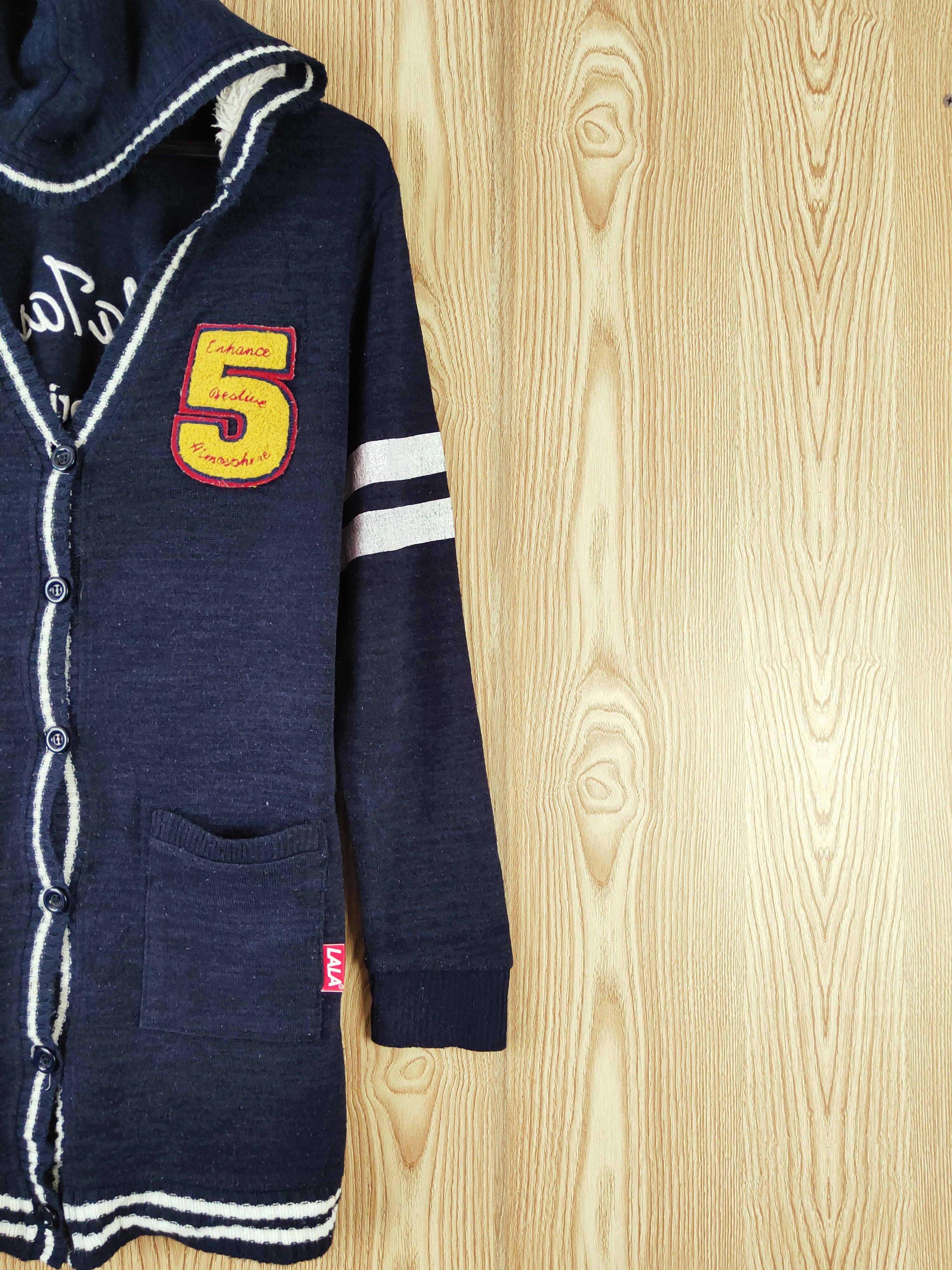 Homespun Knitwear × Vintage Lalatasty Navy Hoodie Knitwear Cardigan #W663 Size S / US 4 / IT 40 - 6 Thumbnail