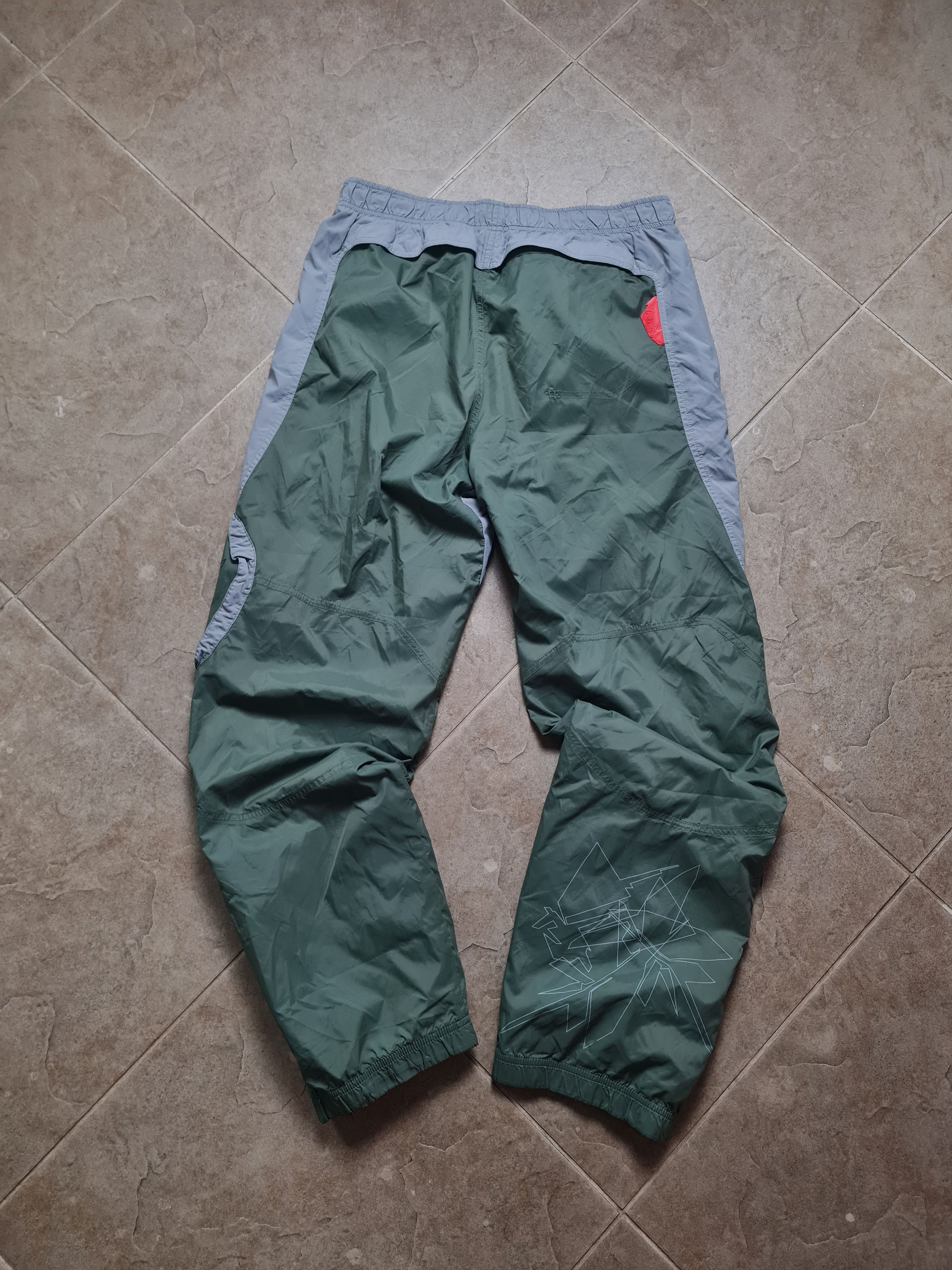 Nike Vintage drill pants khaki 00s Nike AIR Tracksuit Bottoms L Size US 32 / EU 48 - 3 Thumbnail