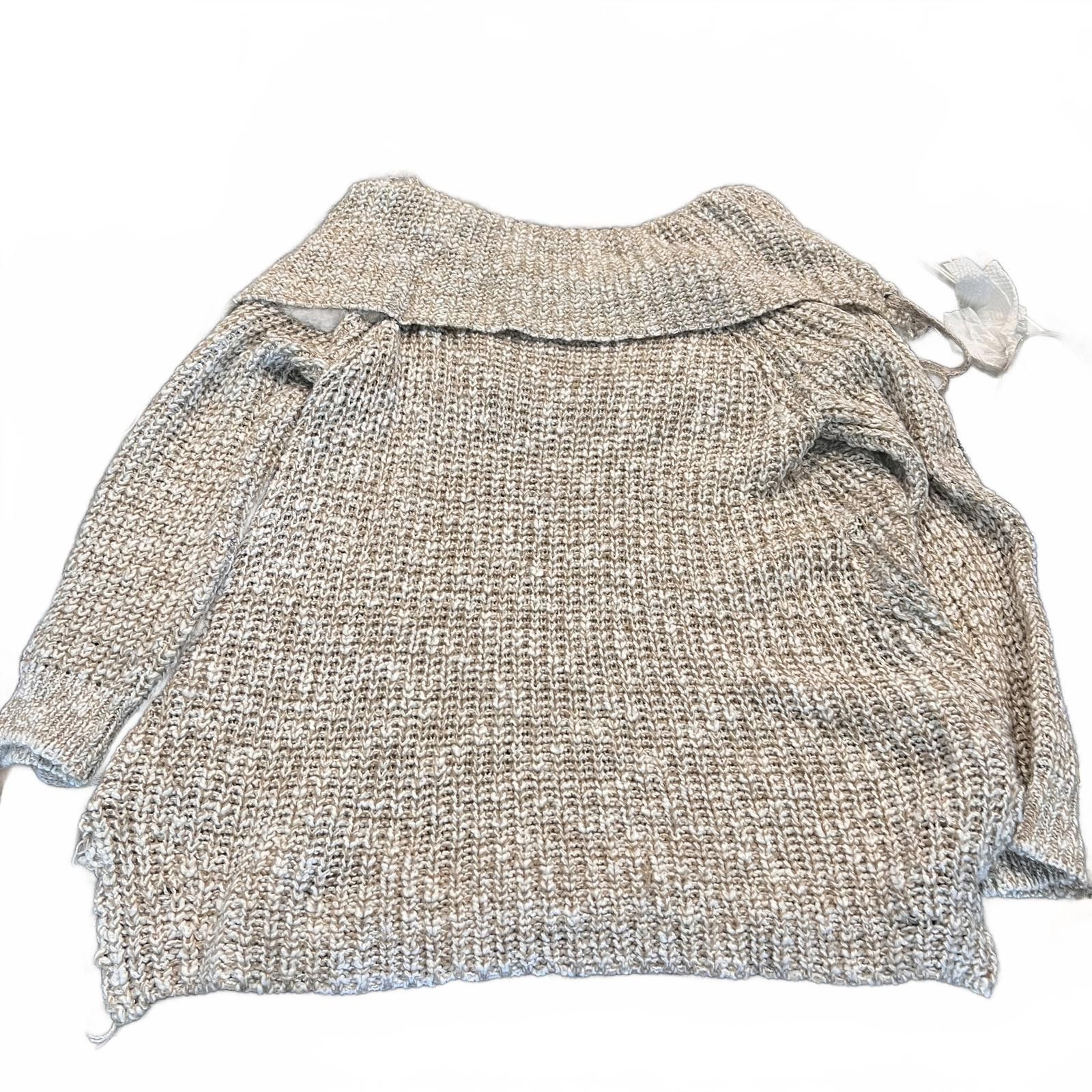 Other Umgee USA Women's Knit Sweater Size S Beige Size S / US 4 / IT 40 - 1 Thumbnail