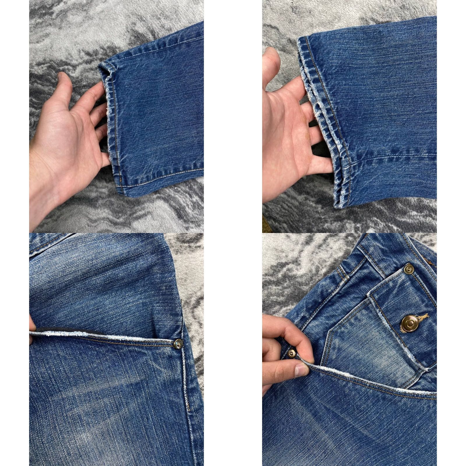 Levi's VINTAGE Levi’s Engineered Jeans Men Size 31x34 Blue Denim Twisted Seams Size US 31 - 8 Thumbnail