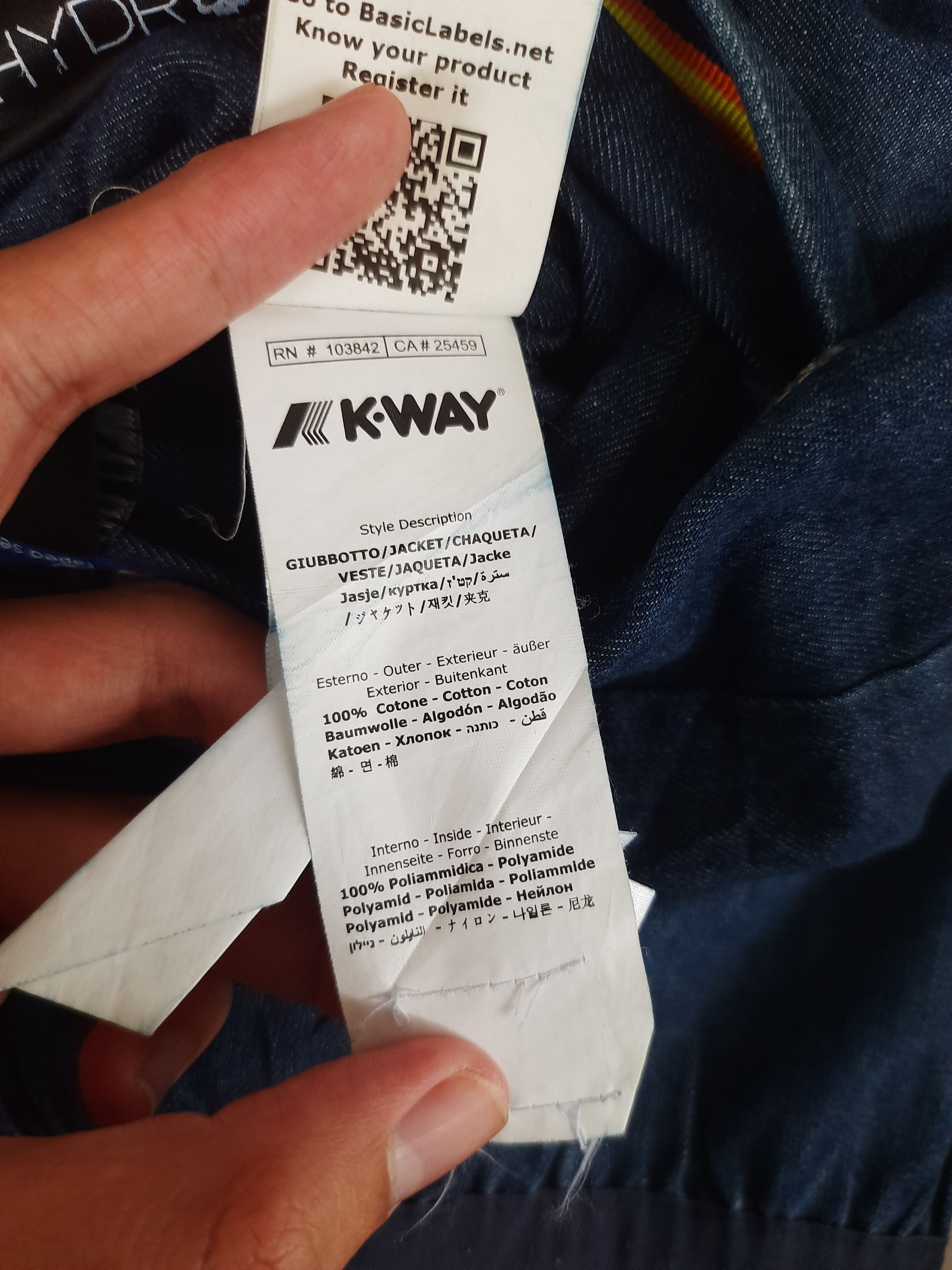 HYDROGEN Hydrogen kway reversible nylon denim jacket Size US M / EU 48-50 / 2 - 11 Thumbnail