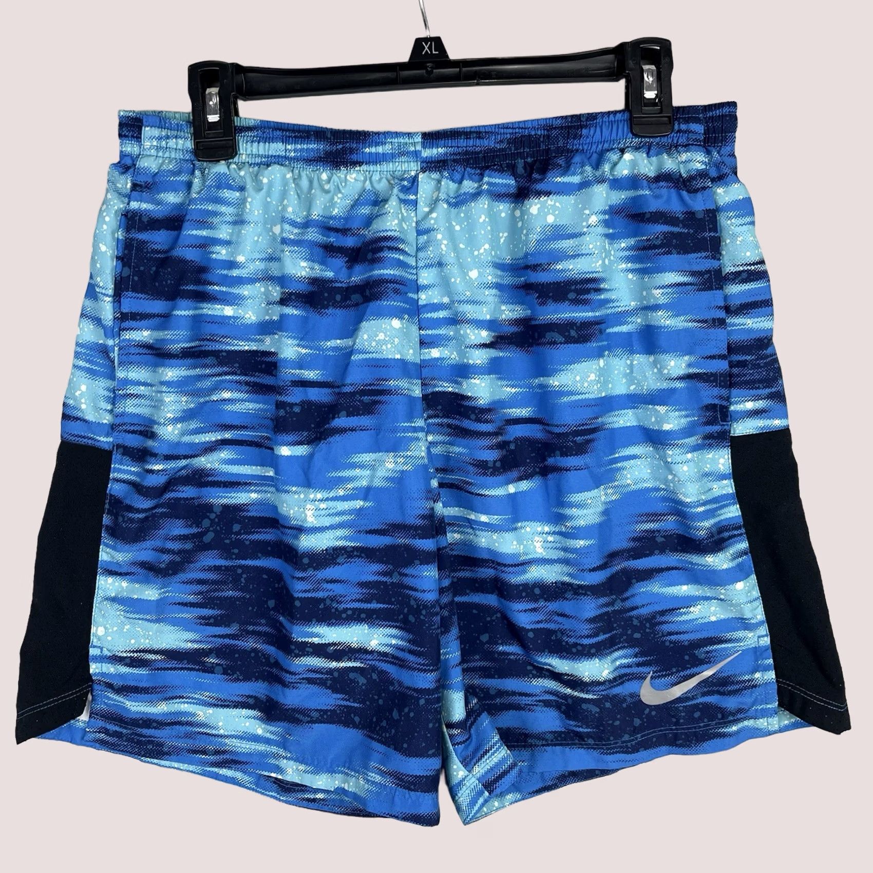 Nike Nike Swim Shorts Mens Large Blue Dri Fit Lined Swimming Beach Surfing Swim Size US 33 - 1 Thumbnail