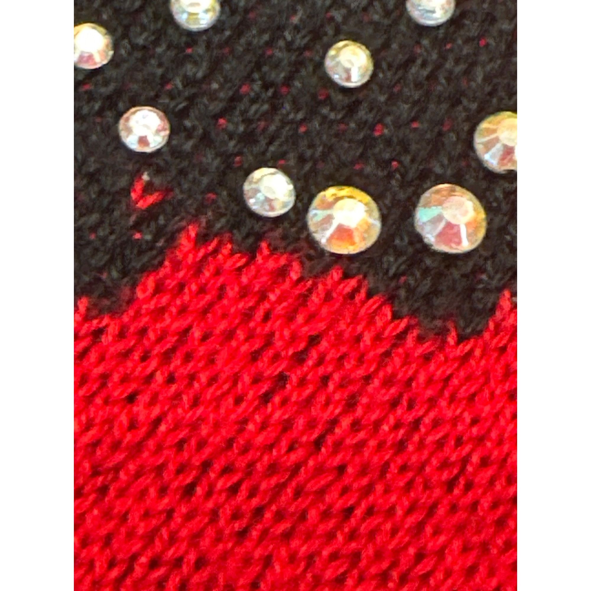 Other CCC Spring Pullover Stretch Loose Red Black Floral Sweater D Size L / US 10 / IT 46 - 8 Thumbnail