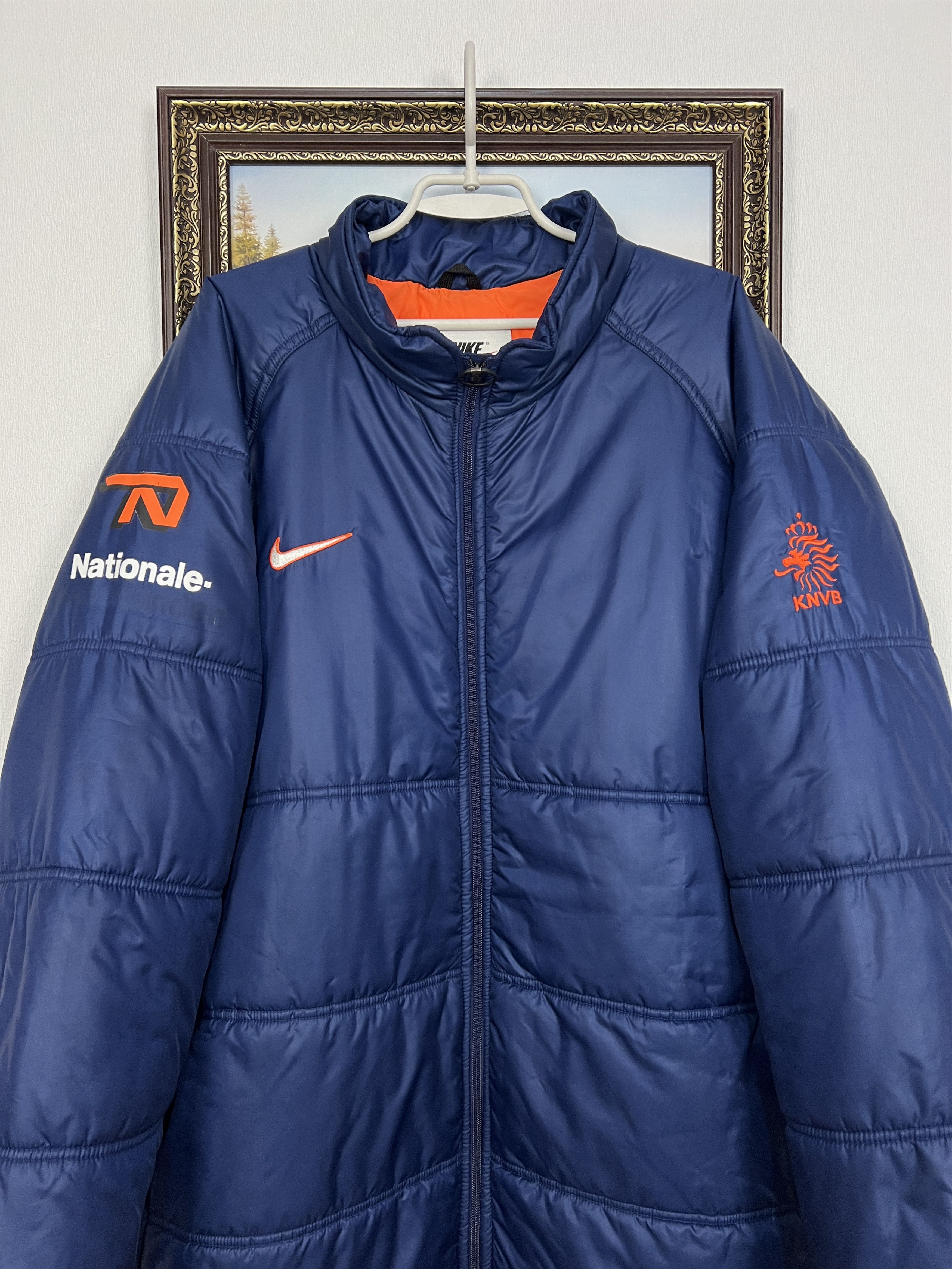 Nike Vintage Netherlands Football Warm Jacket Holland Puffer Size US XXL / EU 58 / 5 - 2 Thumbnail