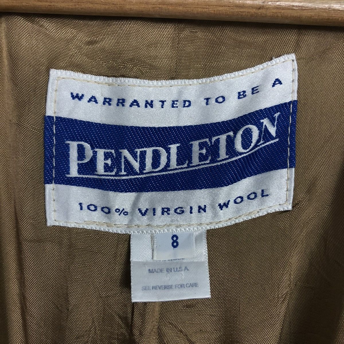 Pendleton 🔥VINTAGE LONG JACKET WOOL PENDLETON DOUBLE BREAST Size US S / EU 44-46 / 1 - 17 Thumbnail