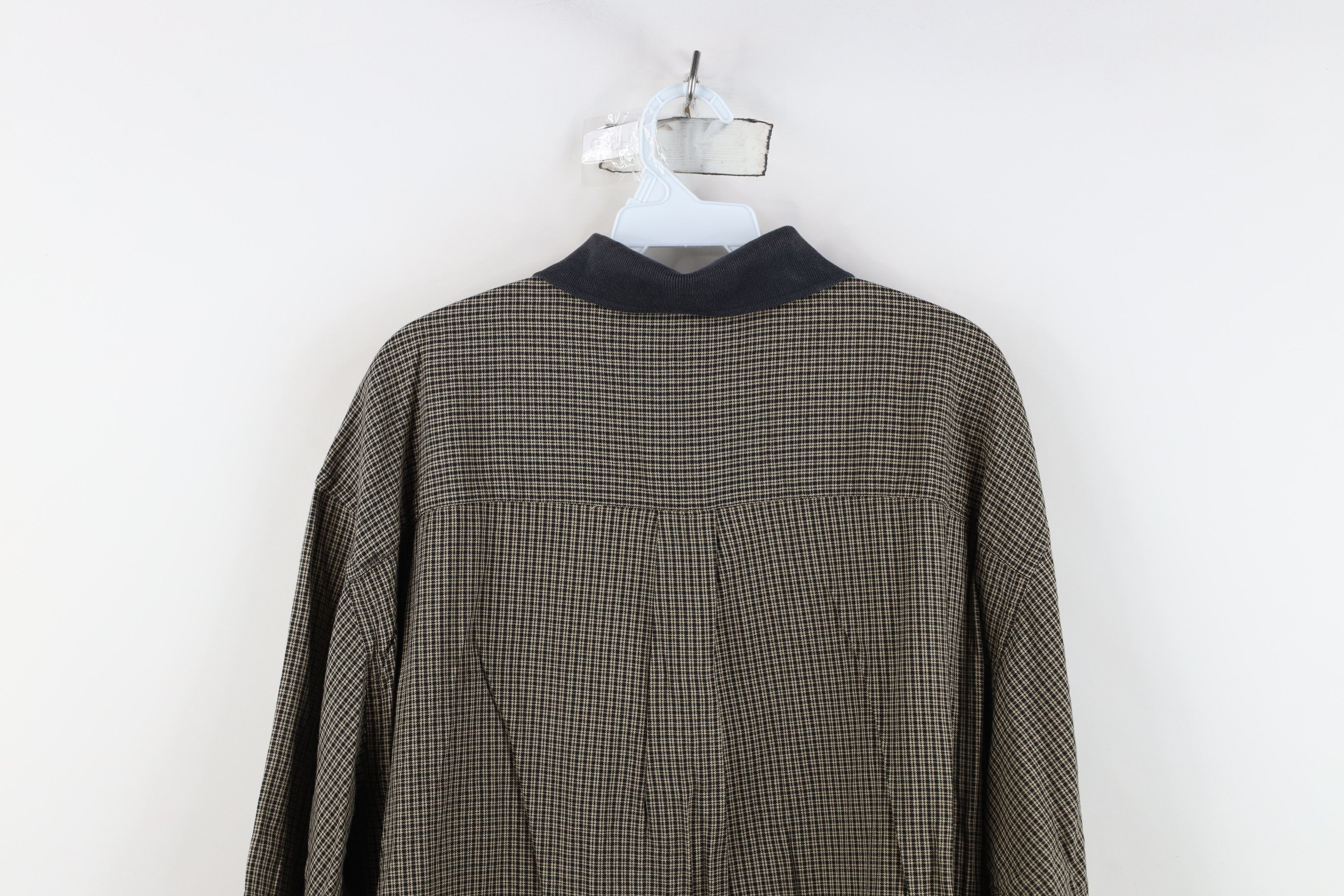 Vintage Vintage 90s Streetwear Fit Collared Golf Polo Shirt Plaid Size US XL / EU 56 / 4 - 11 Thumbnail